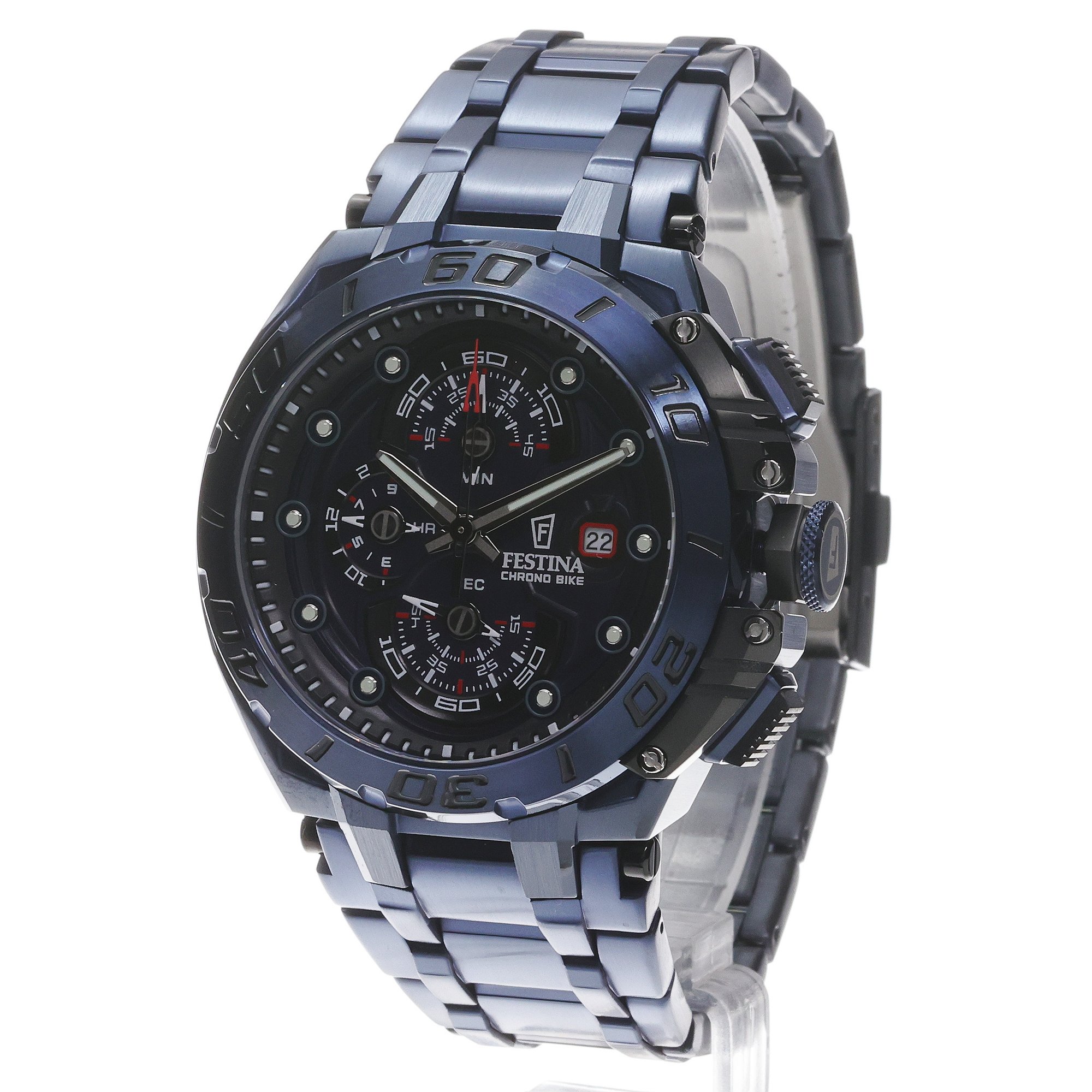 Festina F20757-1 Chrono Bike 2026 Special Edition Chrono Bike sportowy zegarek niebieski