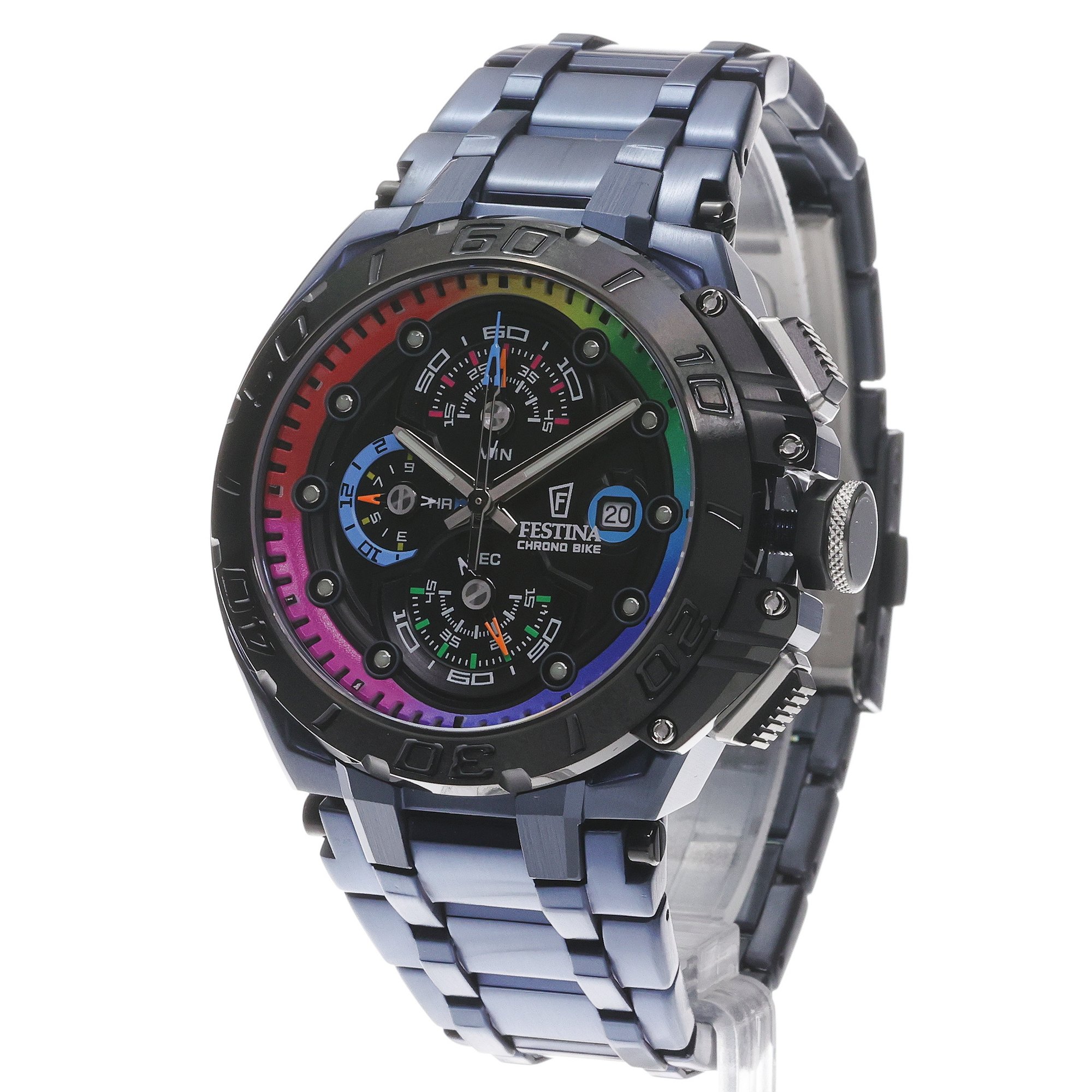 Festina F20759-1 Chrono Bike 2026 Special Edition Chrono Bike sportowy zegarek niebieski