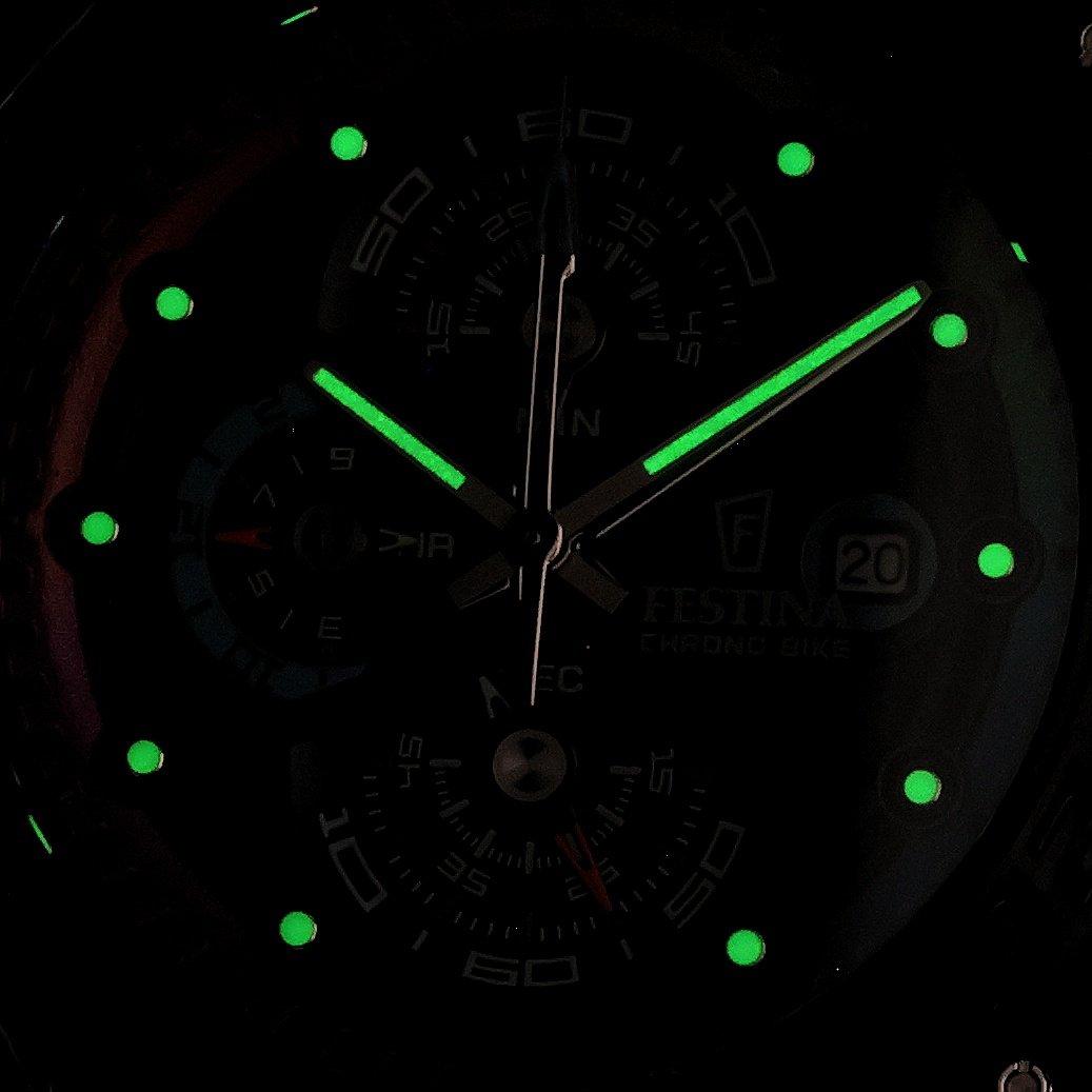 Festina F20759-1 zegarek męski sportowy Chrono Bike bransoleta