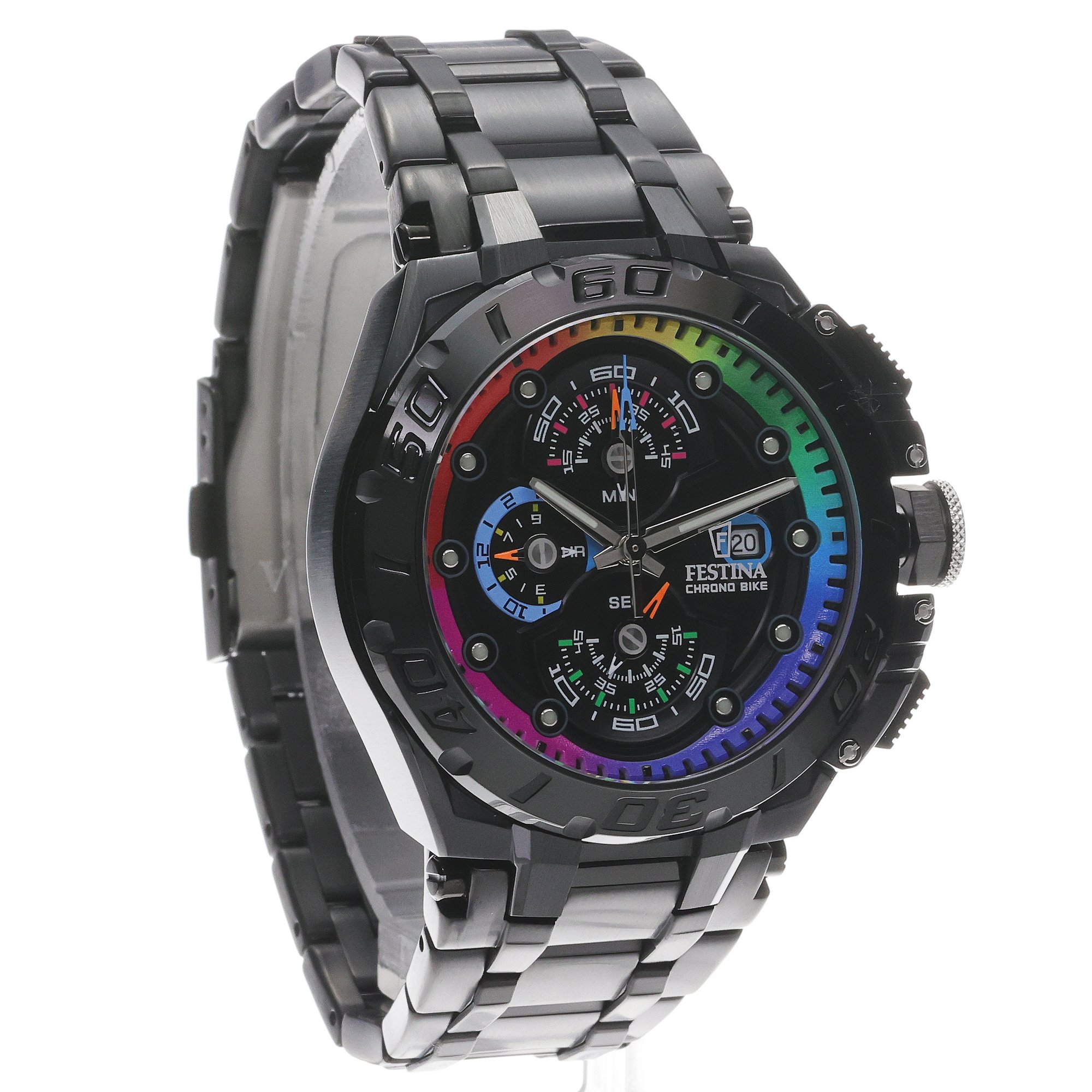 Festina F20761-1 Chrono Bike 2026 Limited Edition Chrono Bike sportowy zegarek czarny - miniatura 3