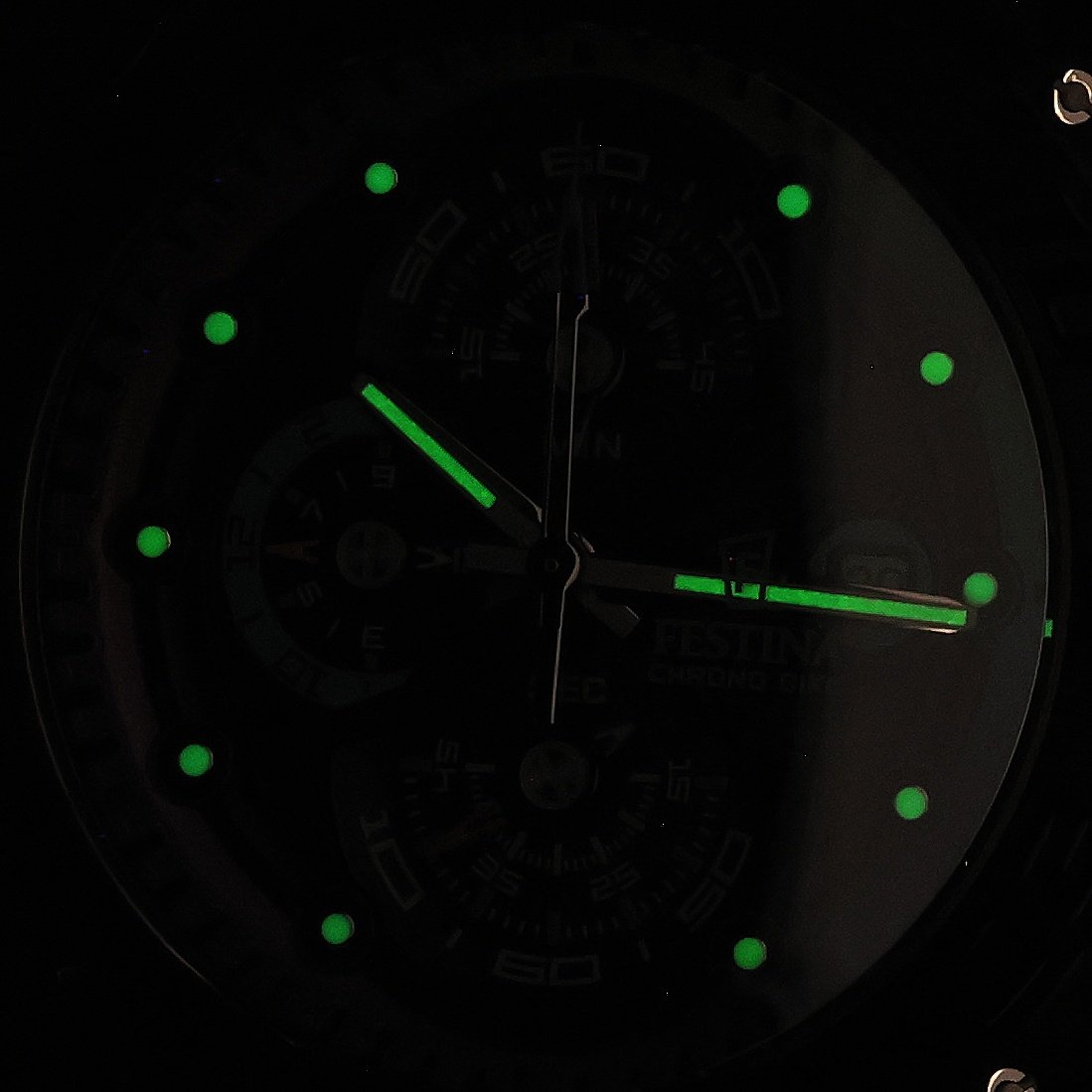 Festina F20761-1 zegarek męski Chrono Bike czarny - miniatura 5