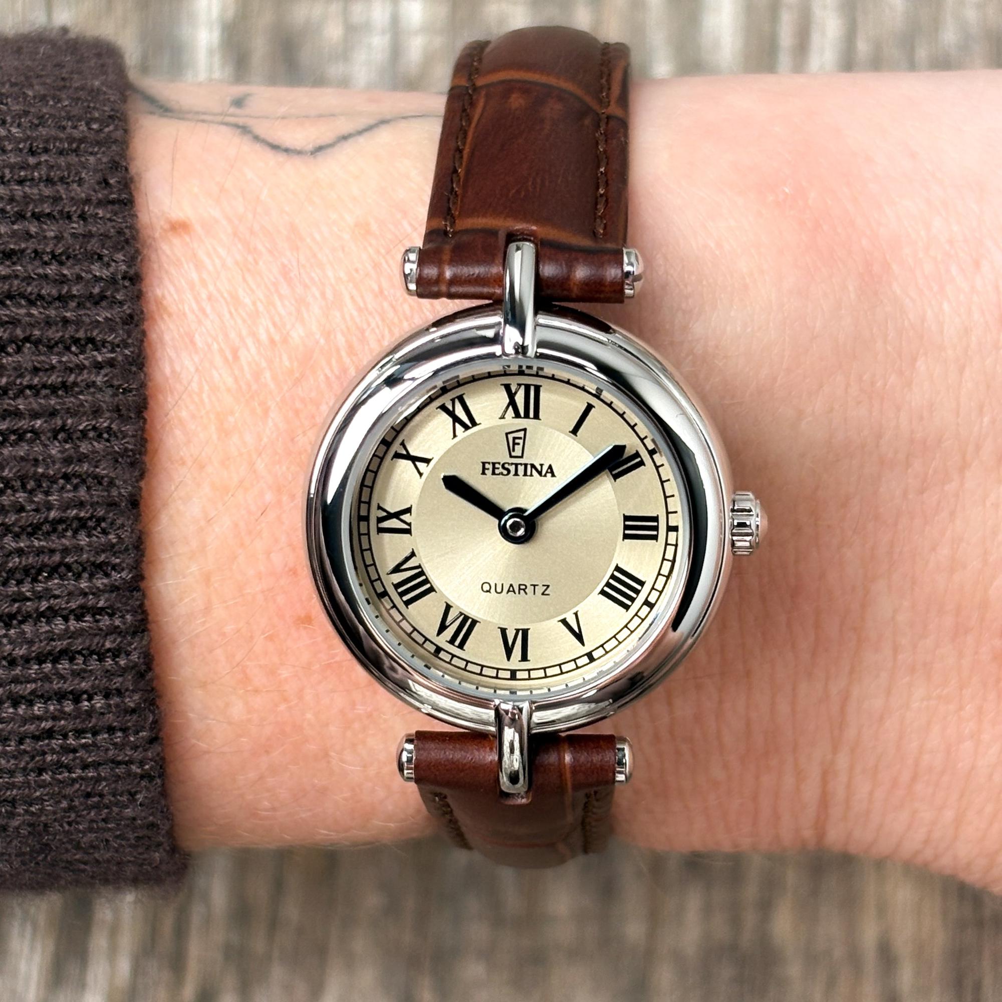 Festina F20787-2 Mademoiselle klasyczny zegarek srebrny - miniatura 9