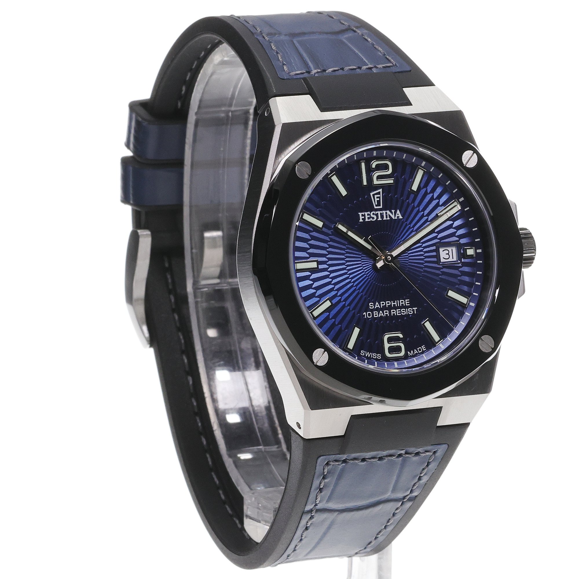 Festina F22001-2 zegarek męski Swiss Made