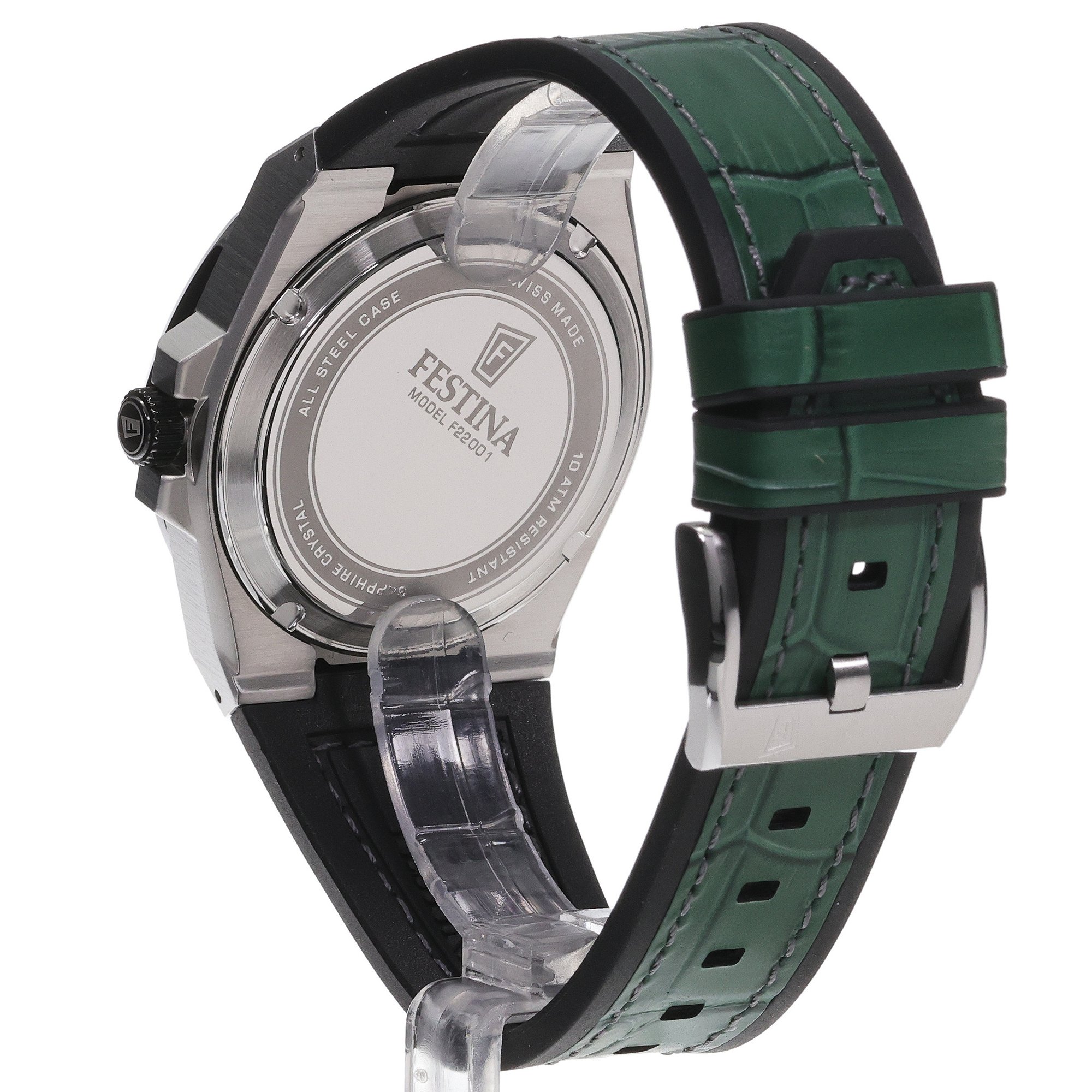 Festina F22001-3 męski zegarek Swiss Made pasek