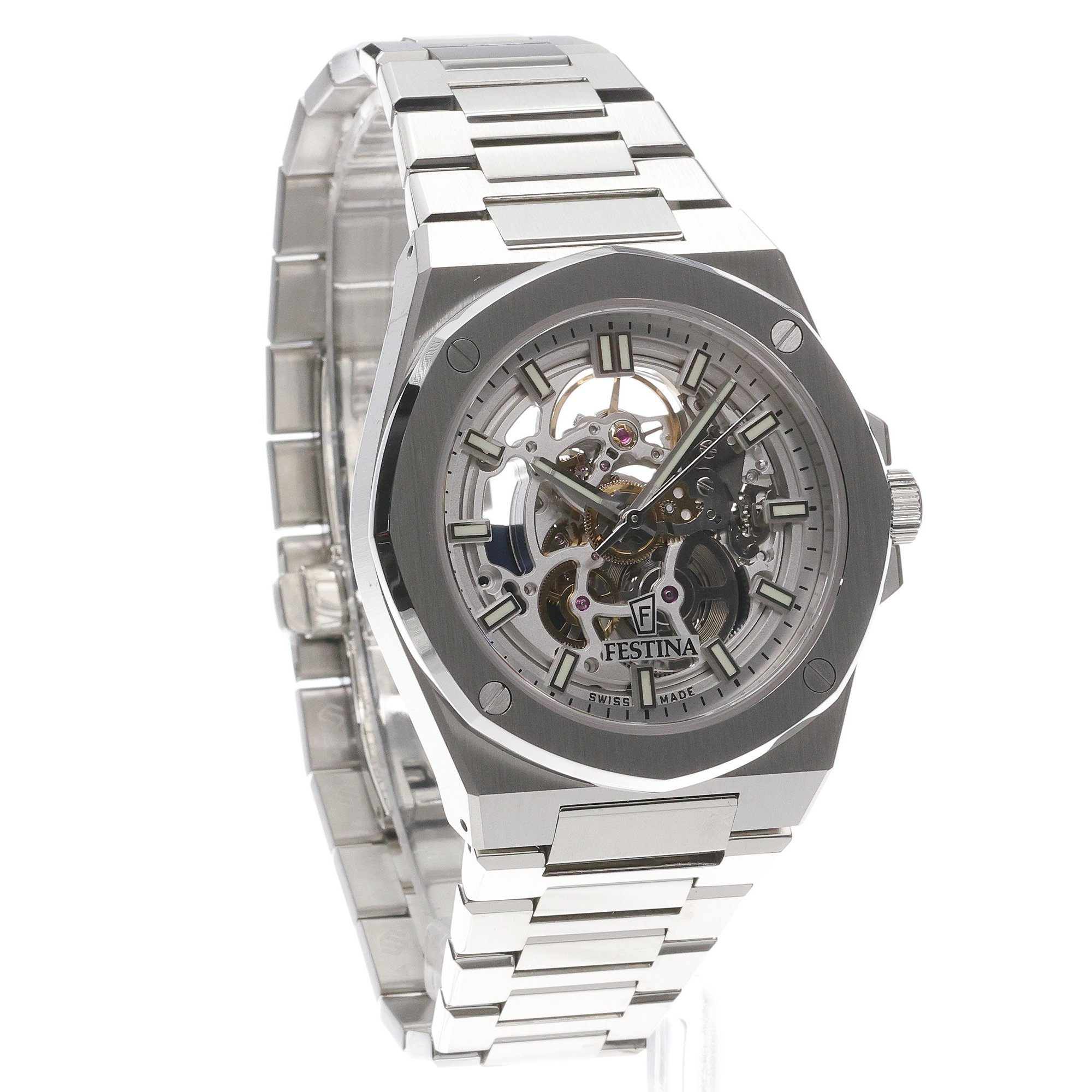 Festina F22006-1 męski zegarek Automatic bransoleta - miniatura 3