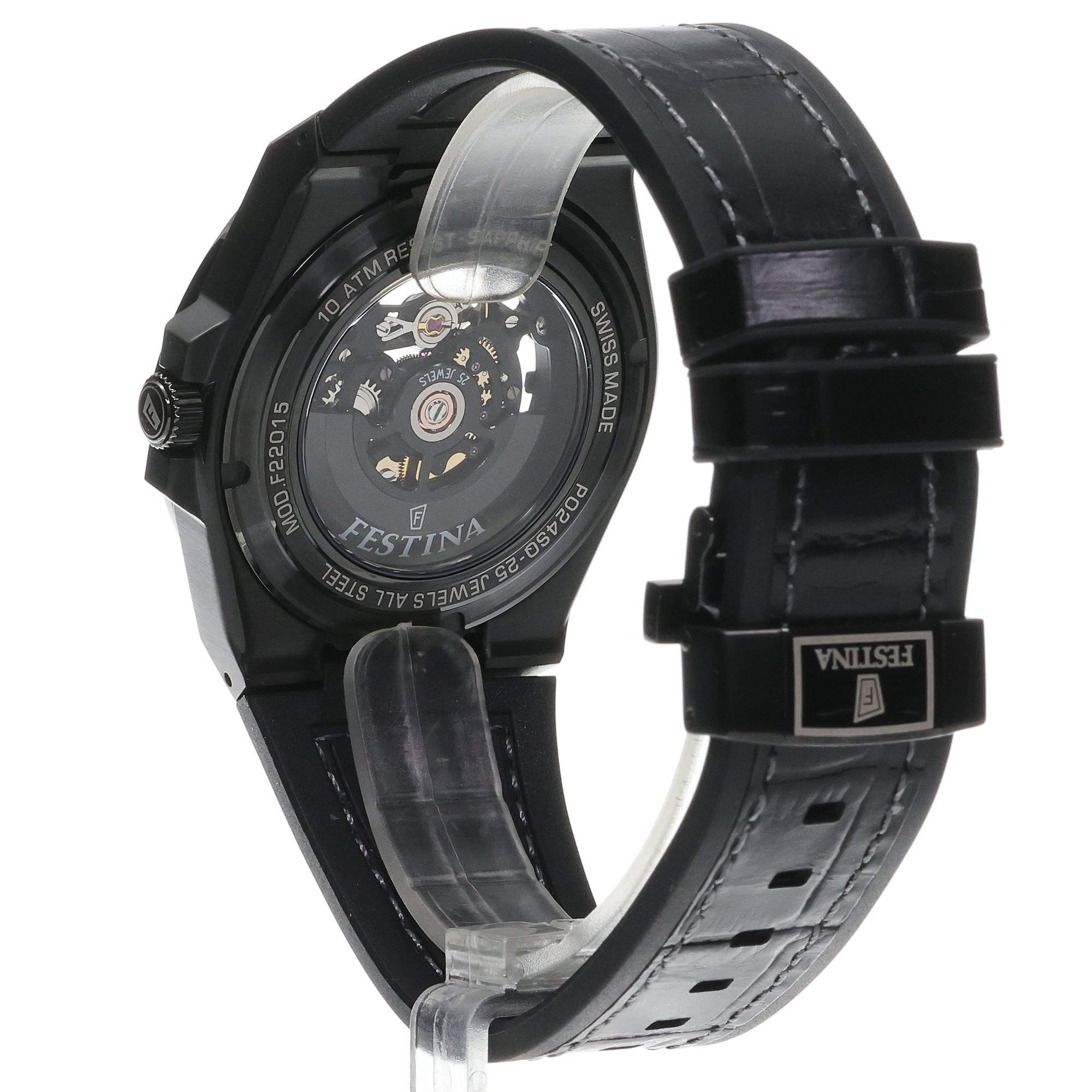 Festina F22015-1 Swiss Made Automatic zegarek klasyczny Swiss Made - miniatura 4