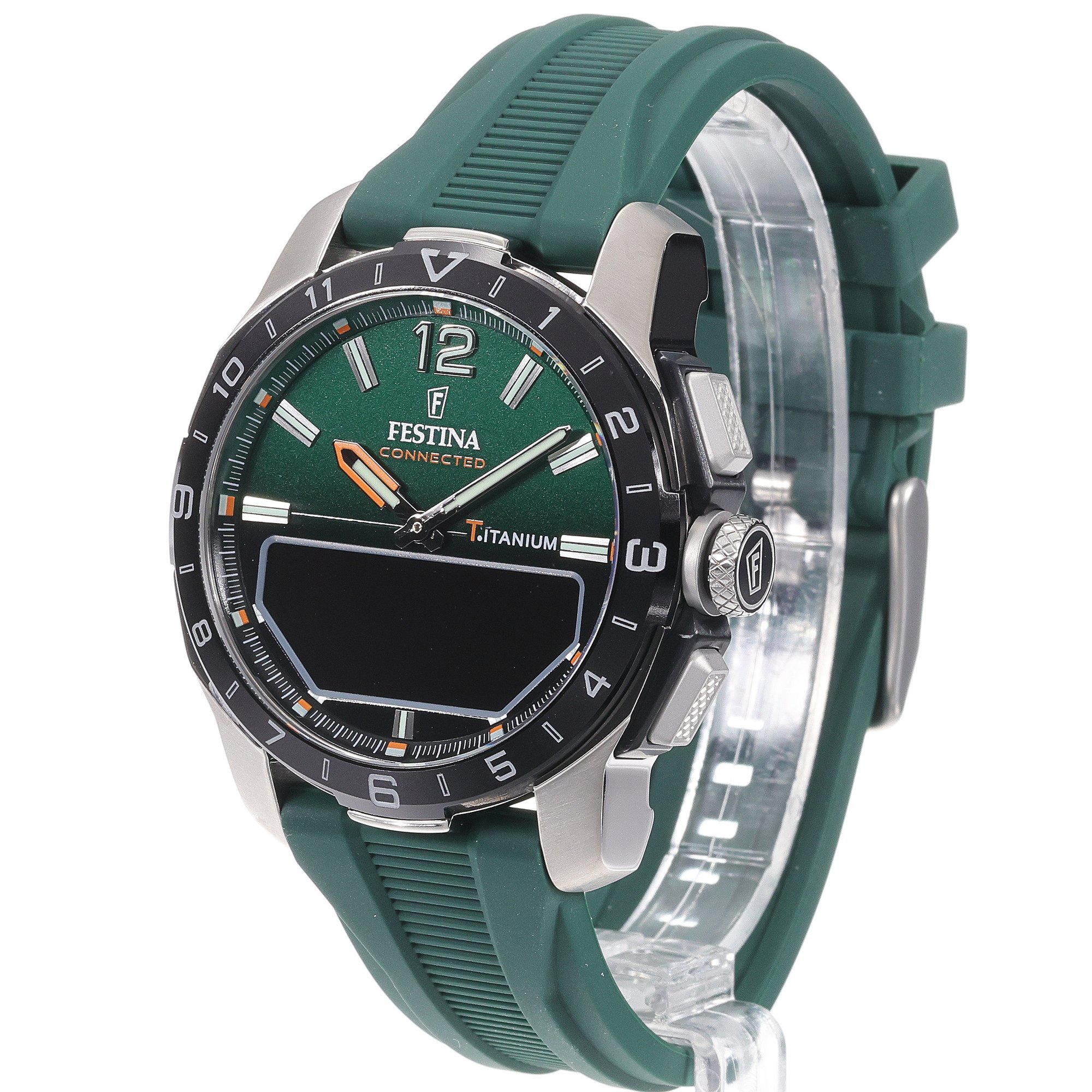 Festina F23000-2 Connected Connected Titanium smartwatch męski sportowy szafirowe