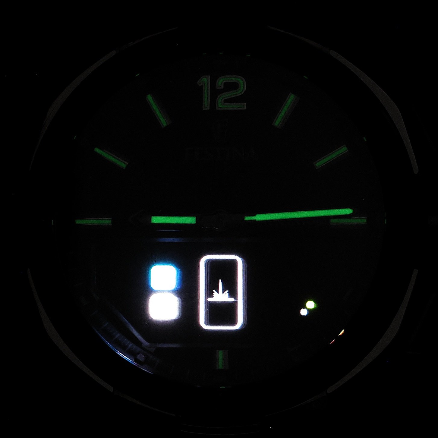 Festina F23000-D Connected Titanium Connected sportowy smartwatch szary