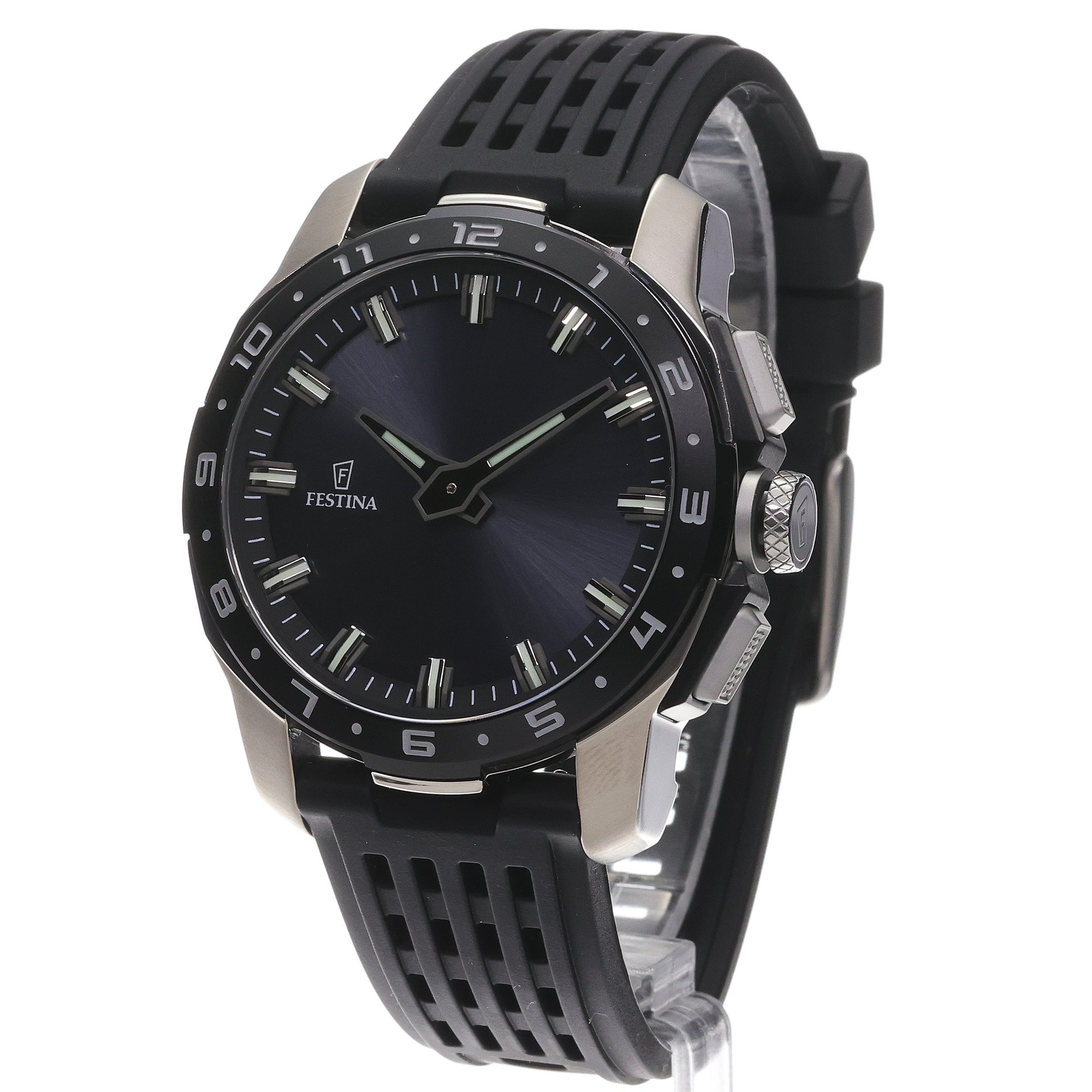 Festina F23305-8 Connected Full D Black Connected klasyczny smartwatch szary - miniatura 2