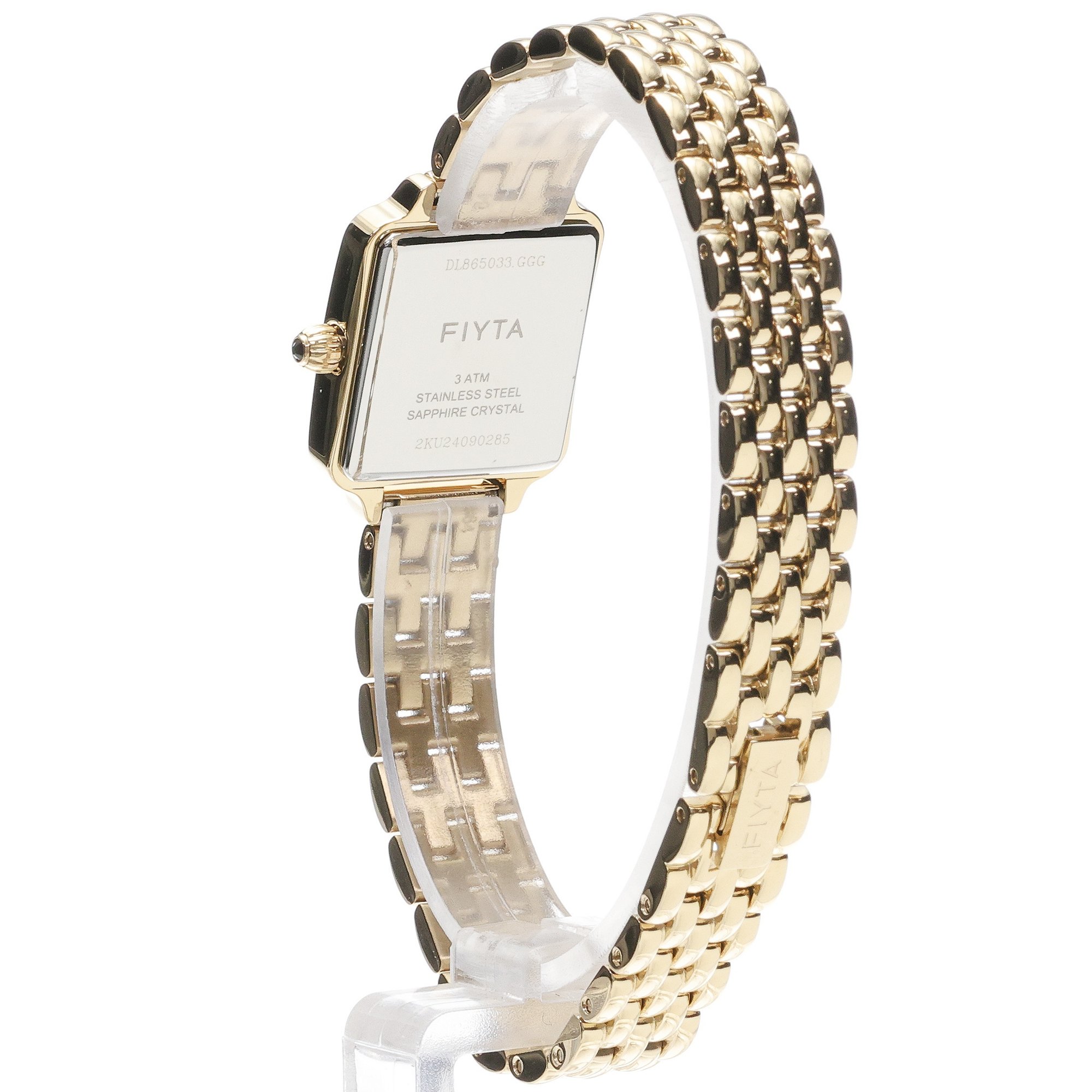 Fiyta DL865033GGG Fancy Retro Gold Damskie elegancki zegarek złoty - miniatura 4