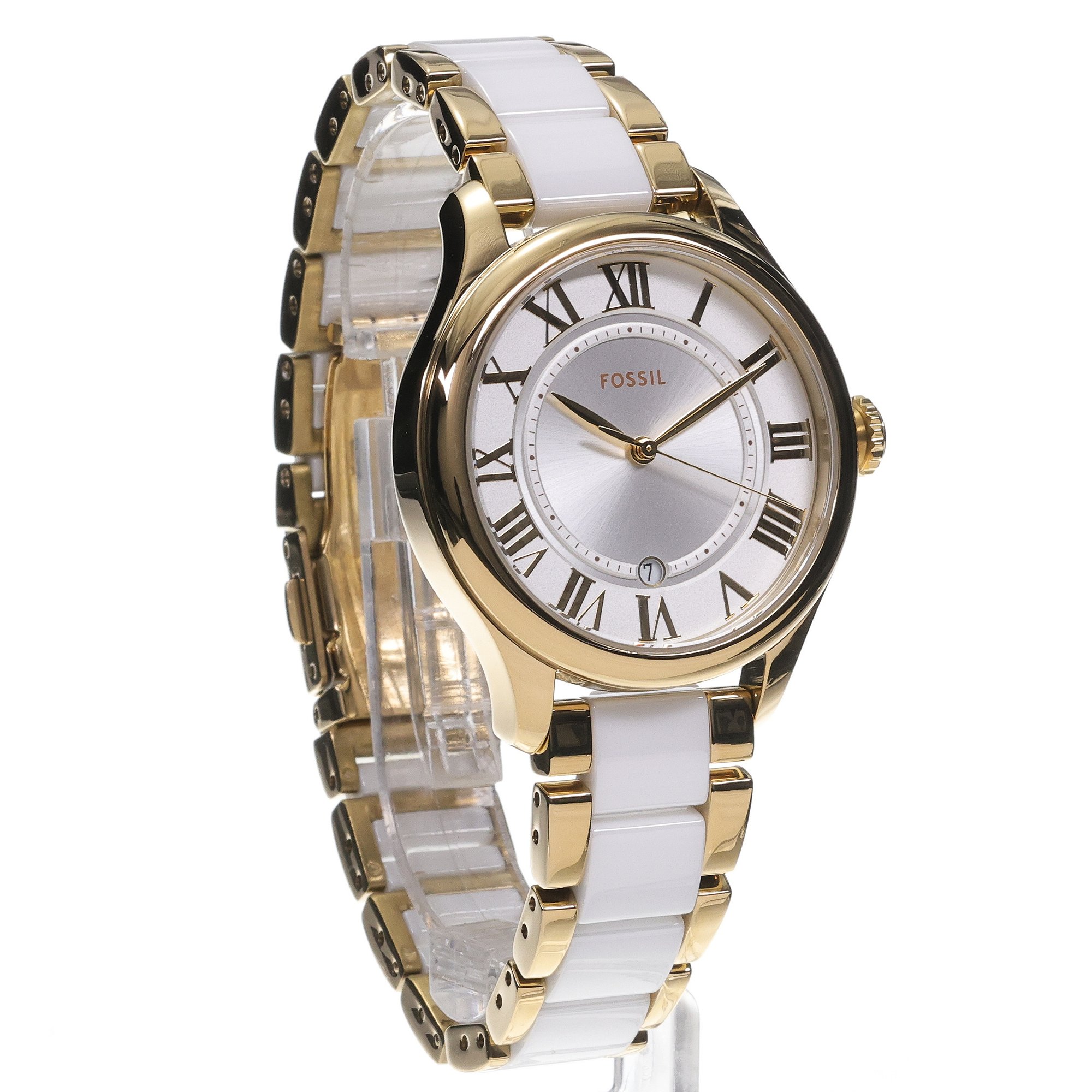 Fossil CE1131 zegarek złoty klasyczny Essentialist bransoleta - miniatura 3