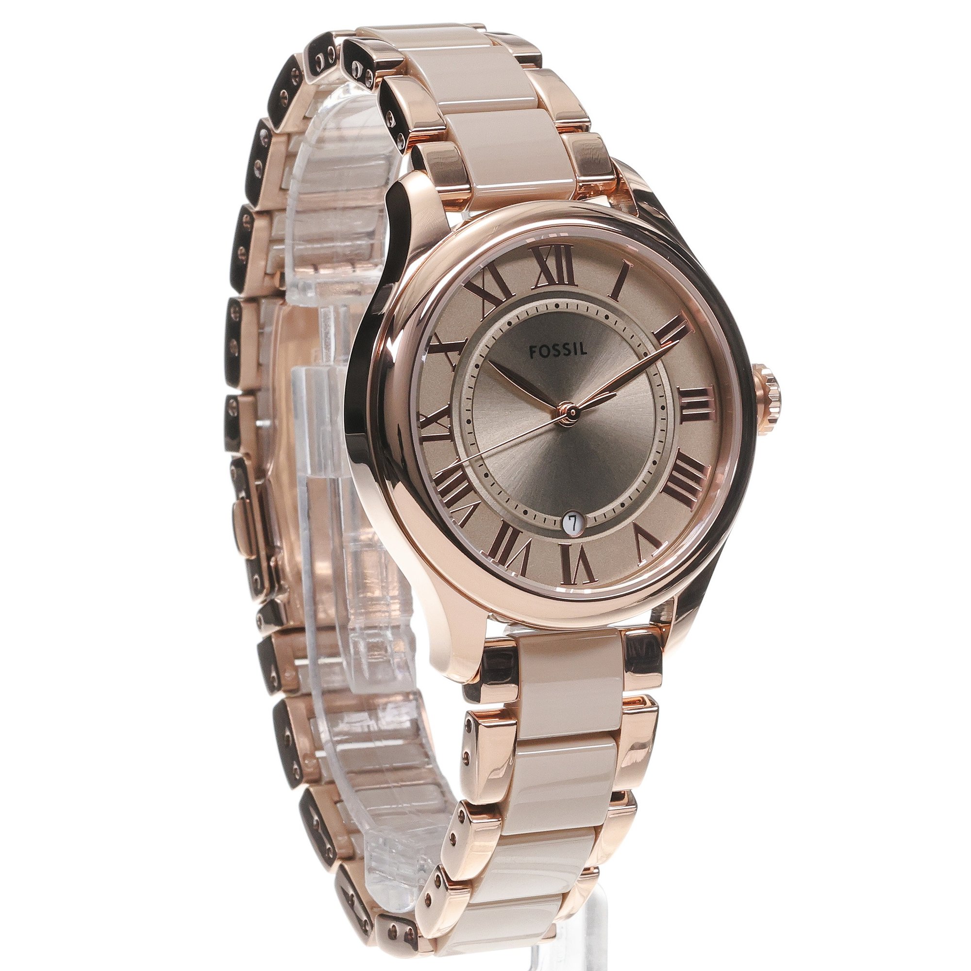 Fossil CE1133 zegarek różowe złoto klasyczny Essentialist bransoleta - miniatura 3