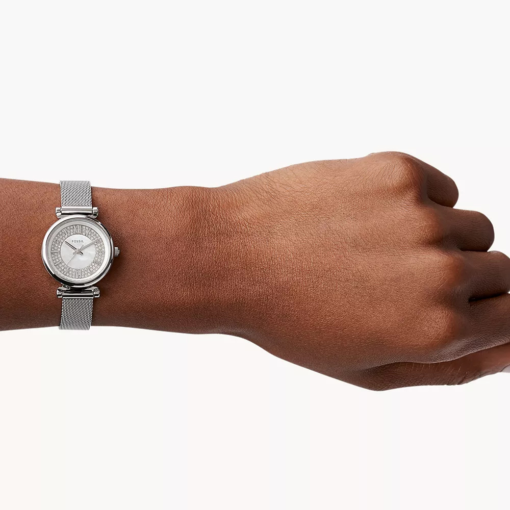 Fossil ES4837 Carlie CARLIE MINI zegarek damski klasyczny mineralne