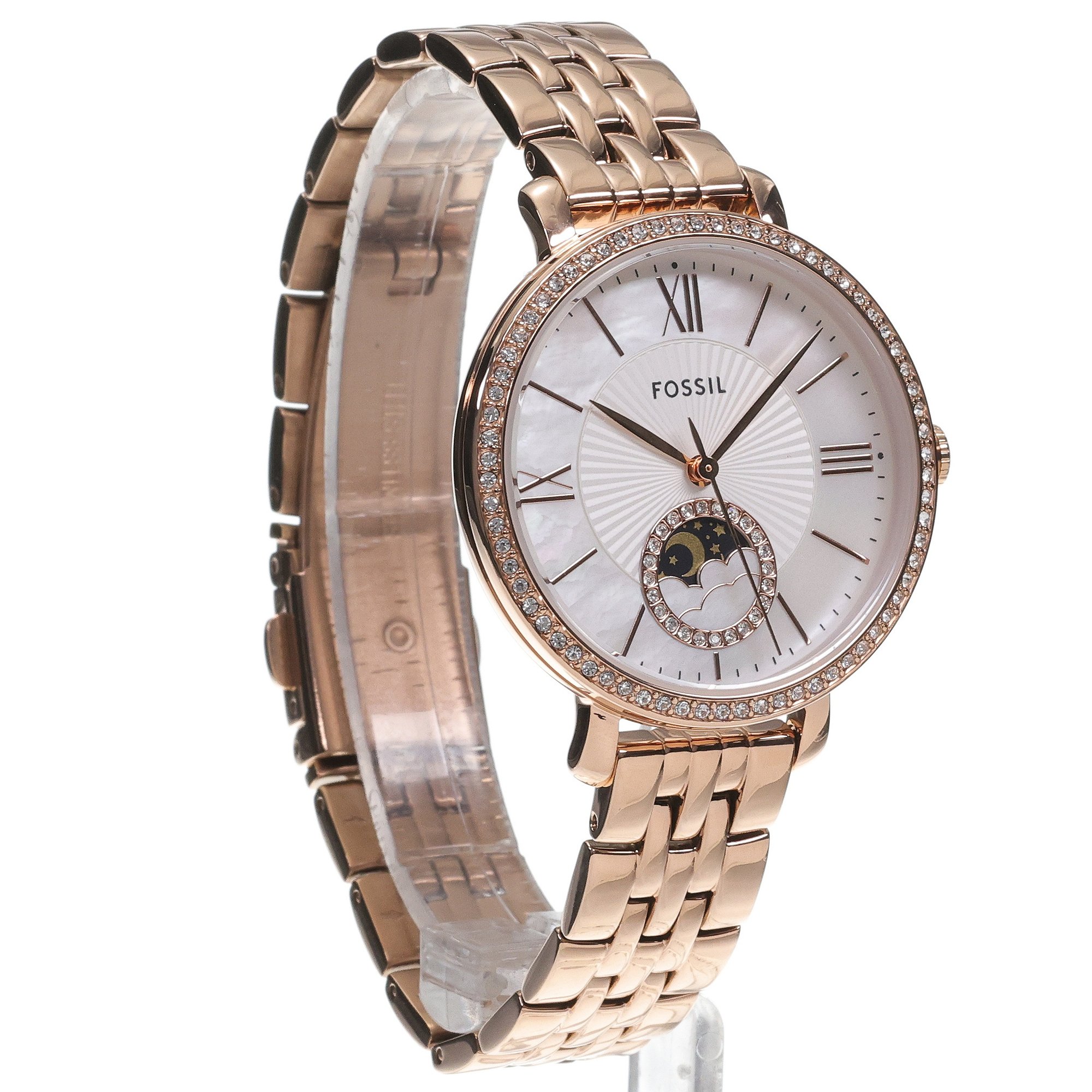 Fossil ES5165 zegarek różowe złoto fashion-modowy Jacqueline bransoleta - miniatura 3