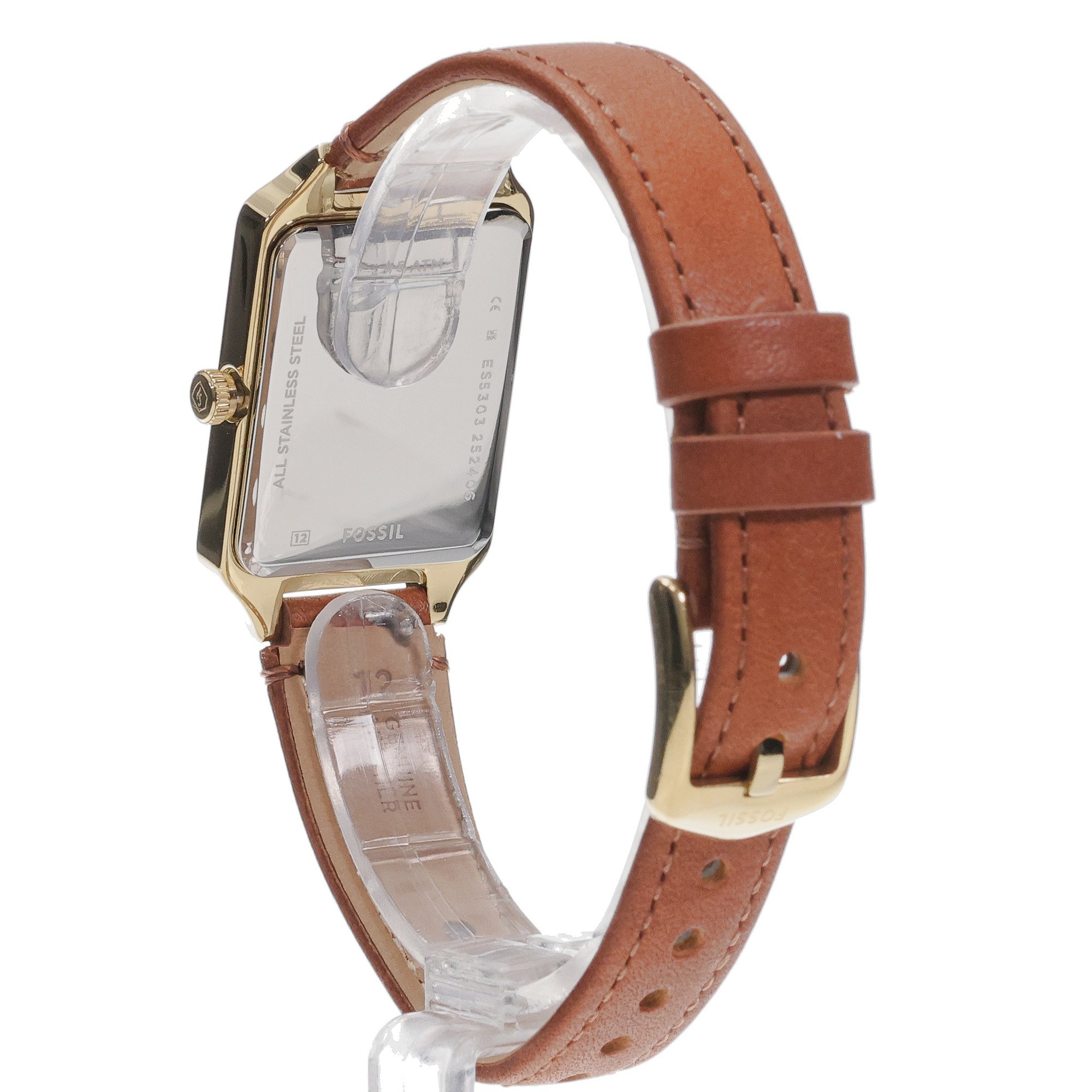Fossil ES5303 zegarek złoty klasyczny Damskie pasek - miniatura 4