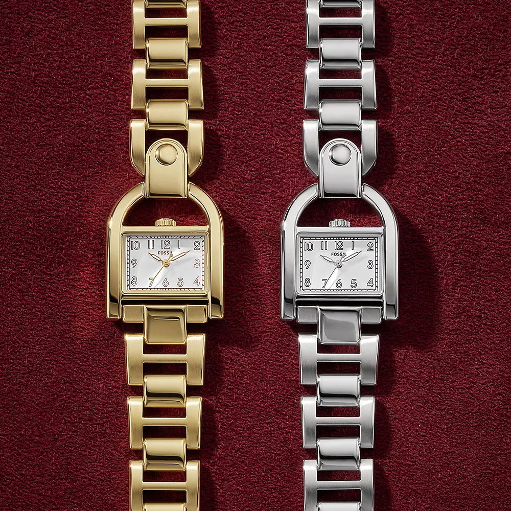 Fossil ES5327 zegarek złoty fashion-modowy Damskie bransoleta
