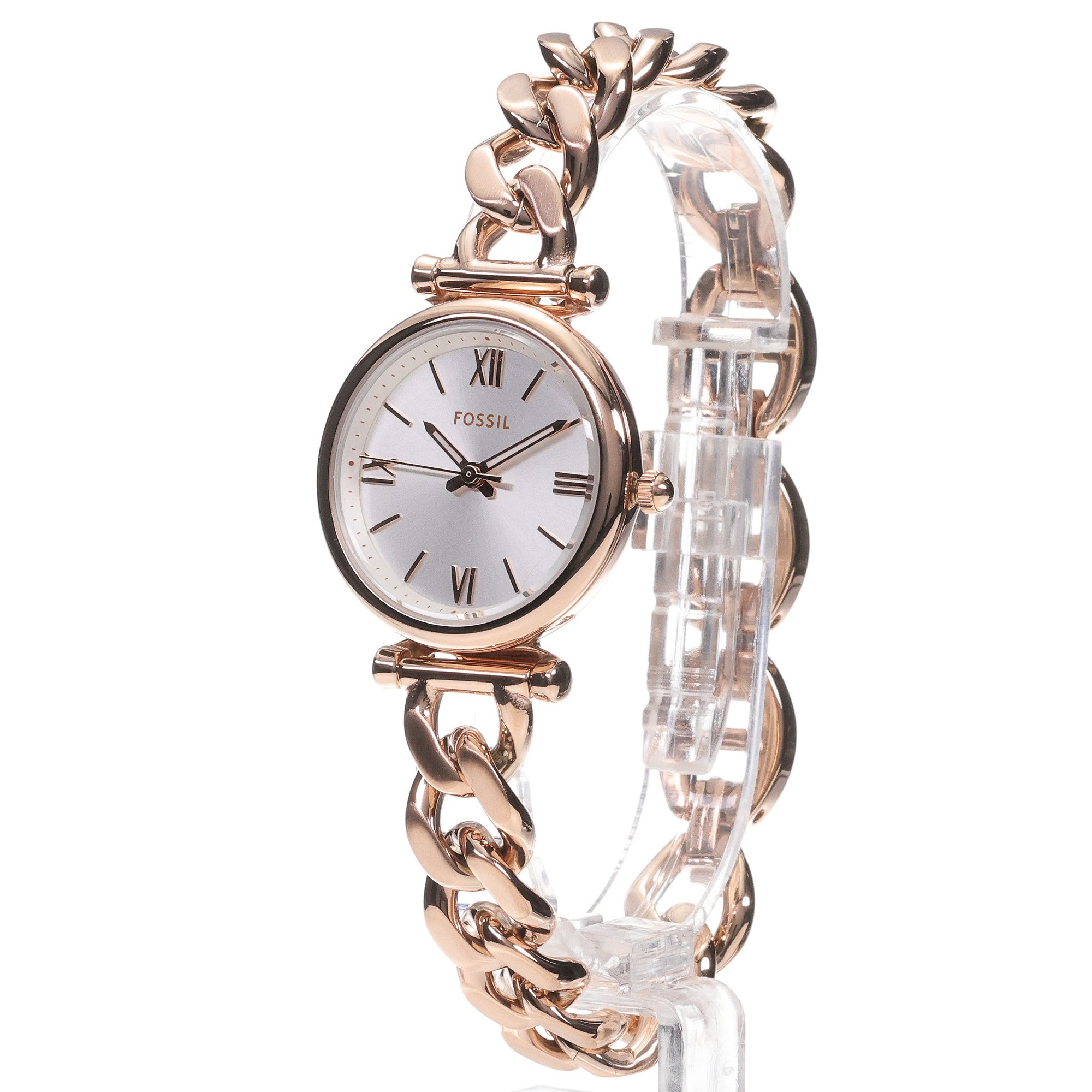 Fossil ES5330 Damskie CARLIE Rose Gold Stainless Steel 28mm zegarek damski fashion-modowy mineralne