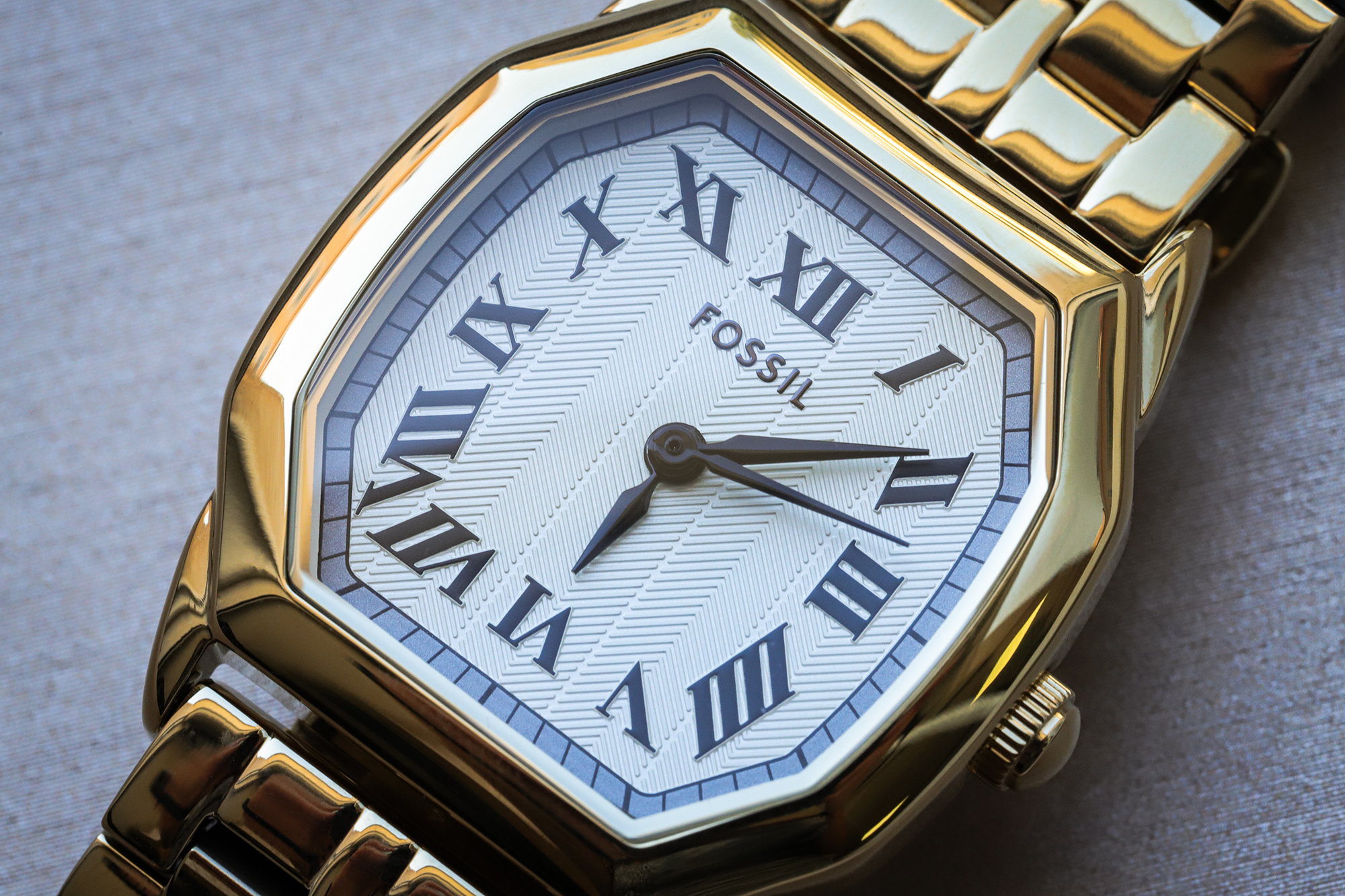 Fossil ES5361 zegarek złoty klasyczny Damskie bransoleta - miniatura 4