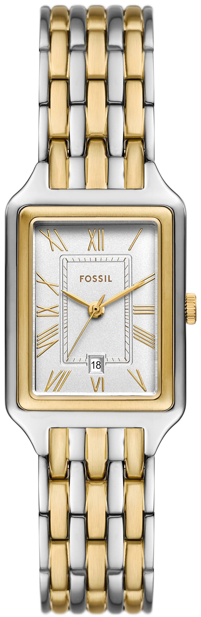 RAQUEL Bicolor Stainless Steel 23mm Fossil ES5368 