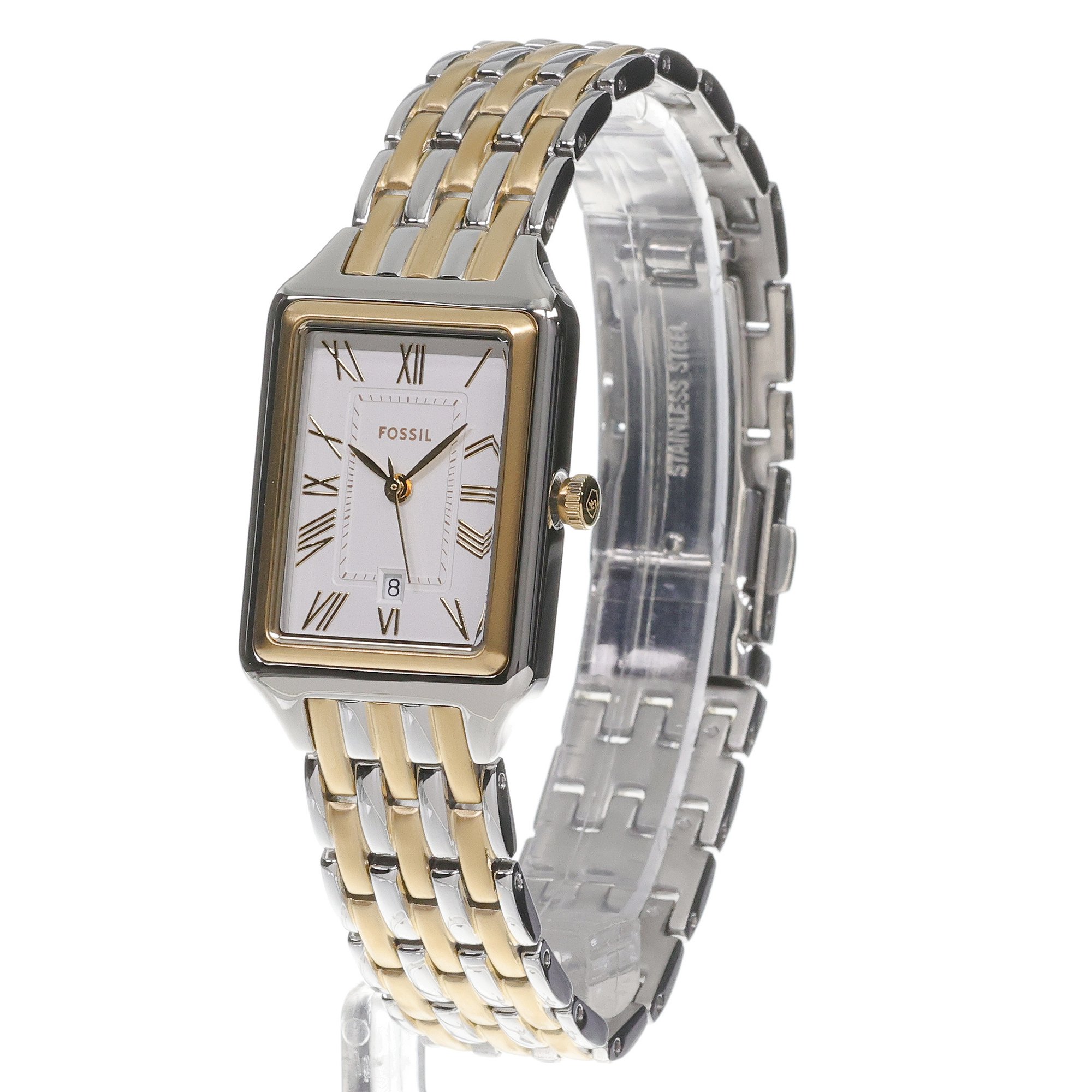 Fossil ES5368 Damskie RAQUEL Bicolor Stainless Steel 23mm zegarek damski klasyczny mineralne - miniatura 2