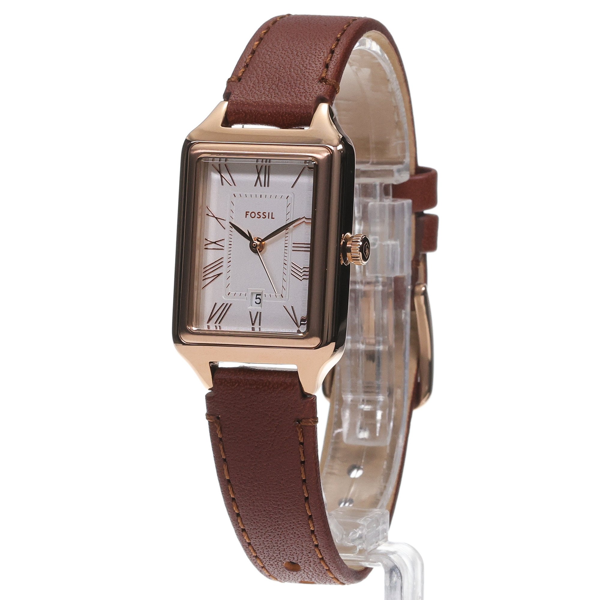 Fossil ES5377SET Damskie Brown Leather Strap Gift Set 23mm zegarek damski klasyczny mineralne