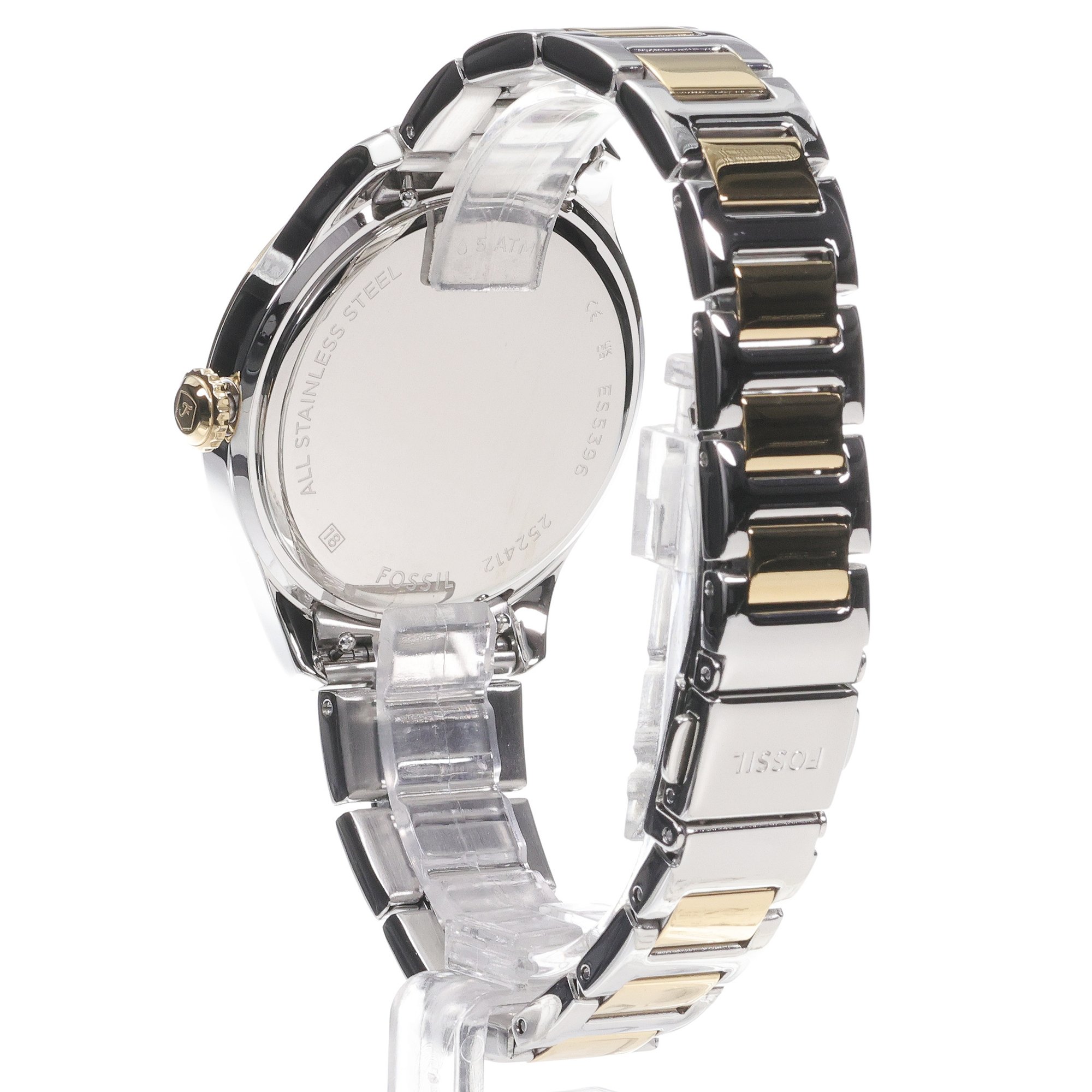 Fossil ES5396 Fossil Gilmore Bicolor Stainless Steel 38mm zegarek damski klasyczny mineralne - miniatura 4