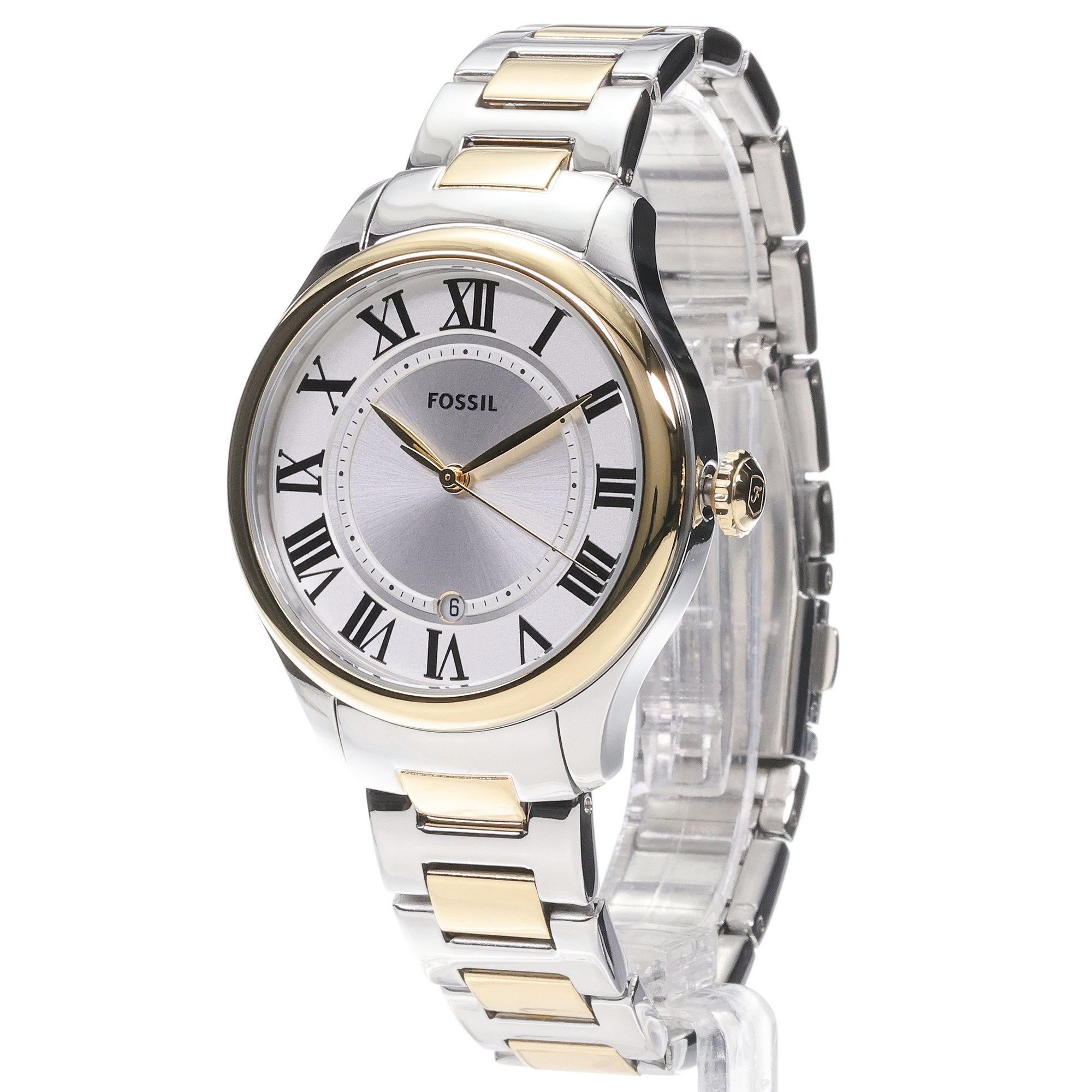 Fossil ES5396 Gilmore Bicolor Stainless Steel 38mm Fossil klasyczny zegarek srebrny - miniatura 2