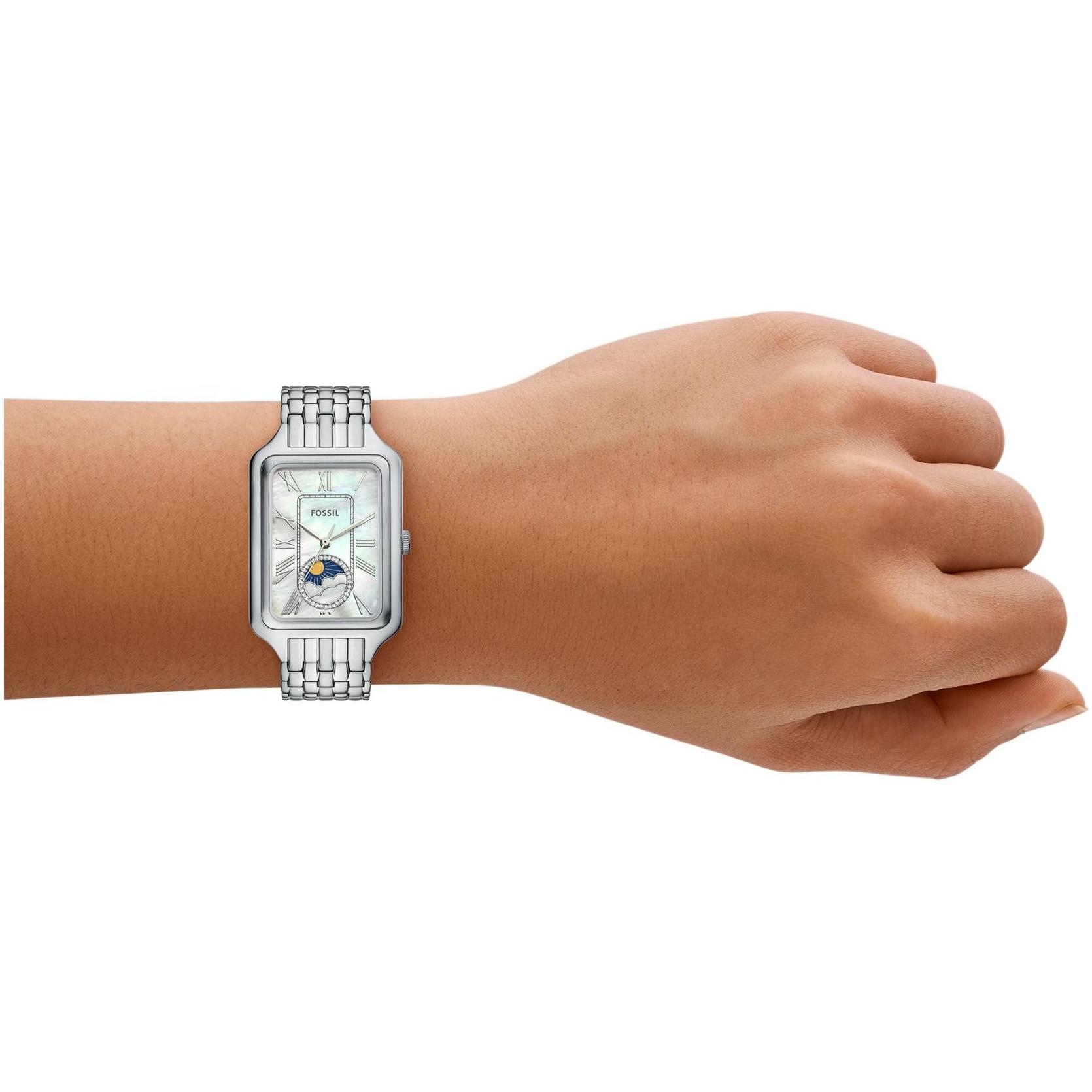Fossil ES5400 Raquel Damskie fashion-modowy zegarek srebrny