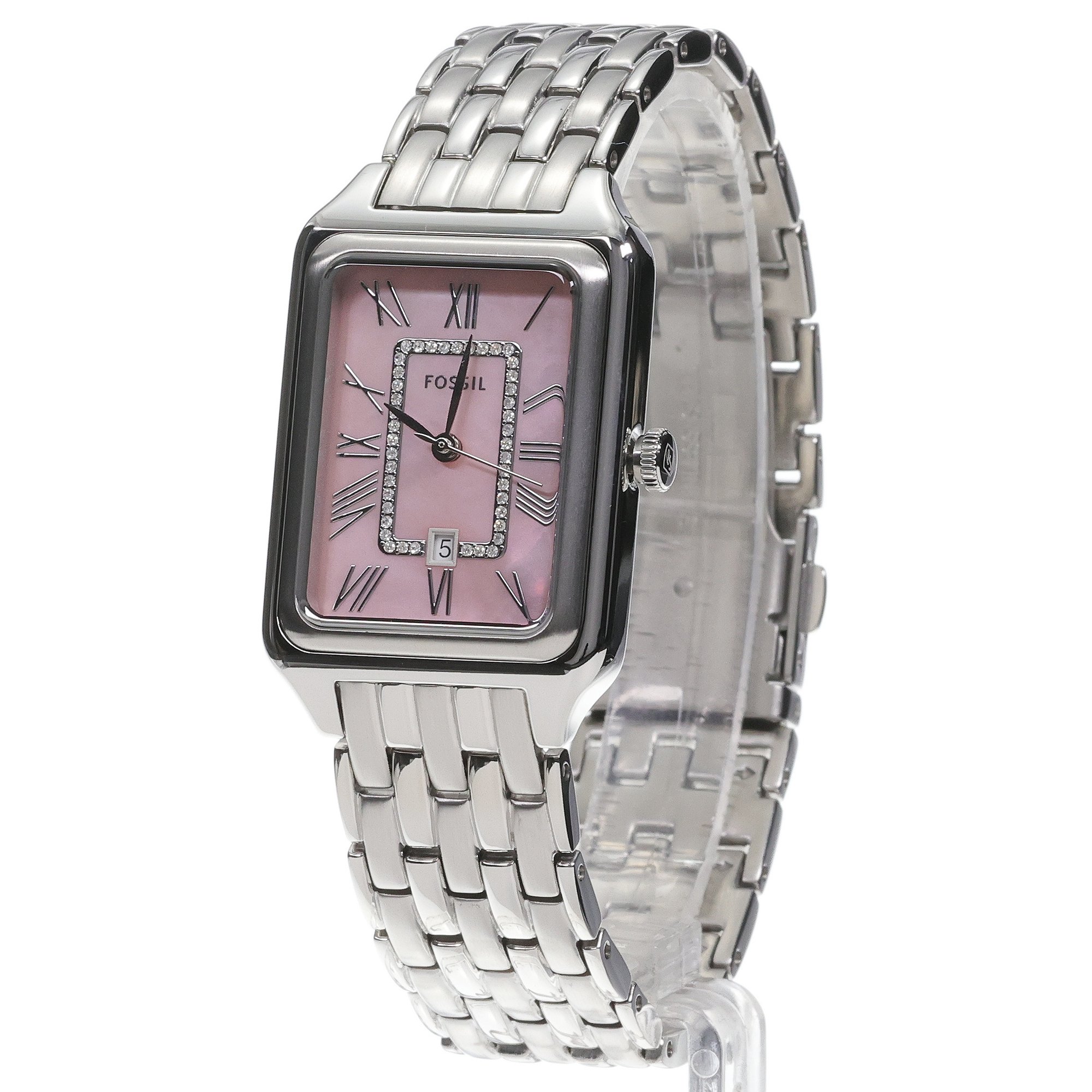 Fossil ES5401 Fossil Raquel Stainless Steel 26mm zegarek damski klasyczny mineralne