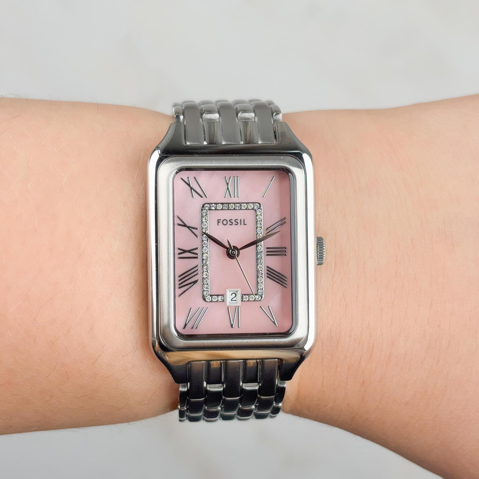 Fossil ES5401 Fossil Raquel Stainless Steel 26mm zegarek damski klasyczny mineralne