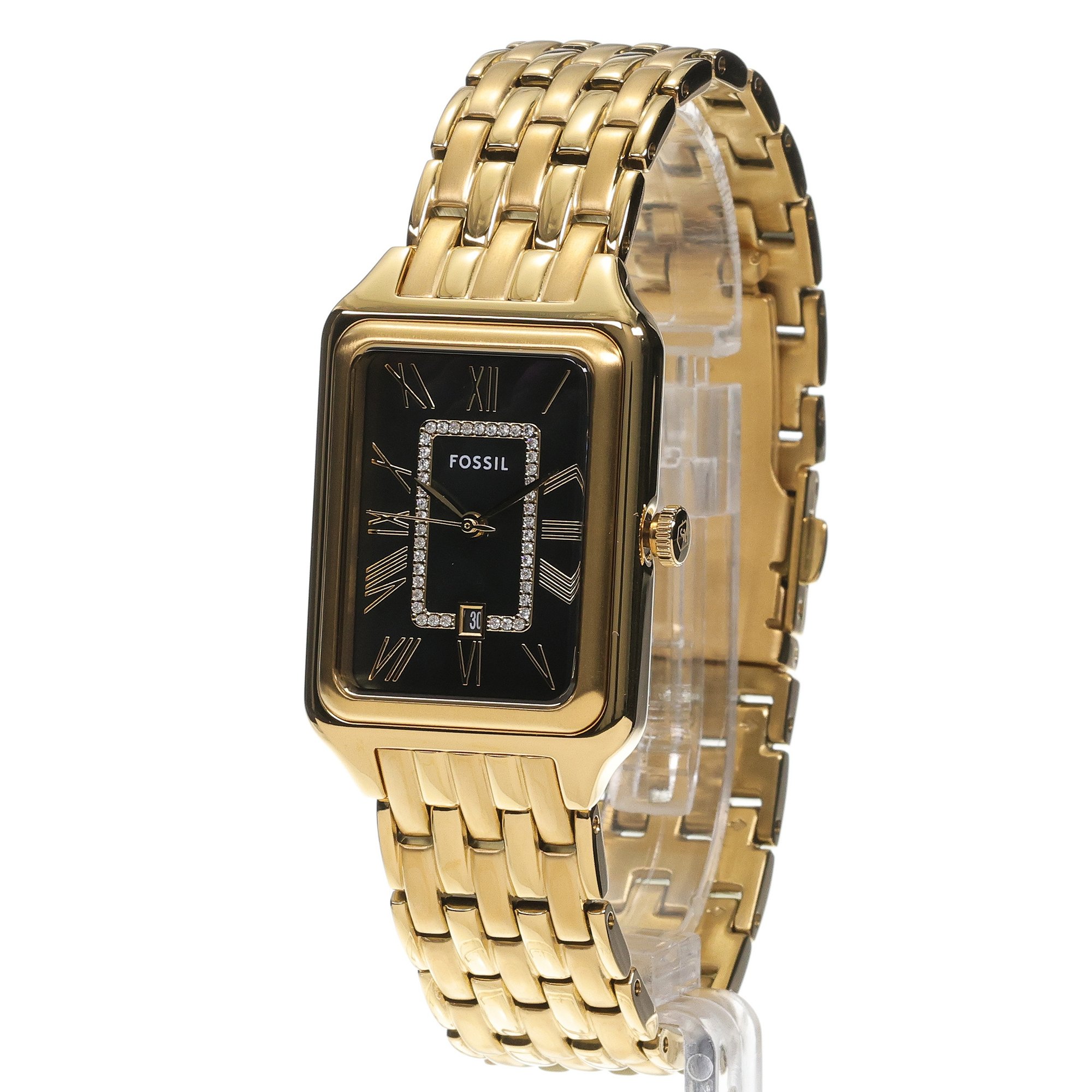 Fossil ES5417 zegarek złoty klasyczny Fossil bransoleta