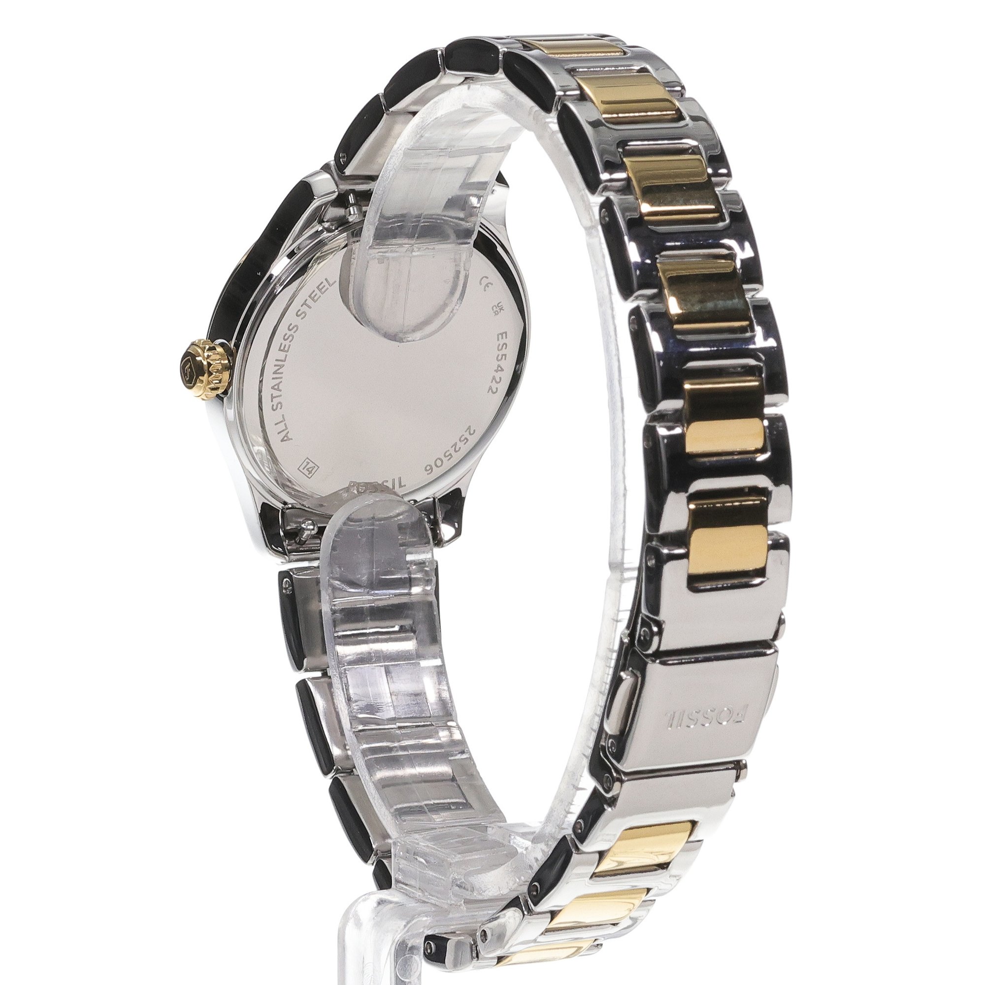 Fossil ES5422 zegarek srebrny klasyczny Fossil bransoleta - miniatura 4