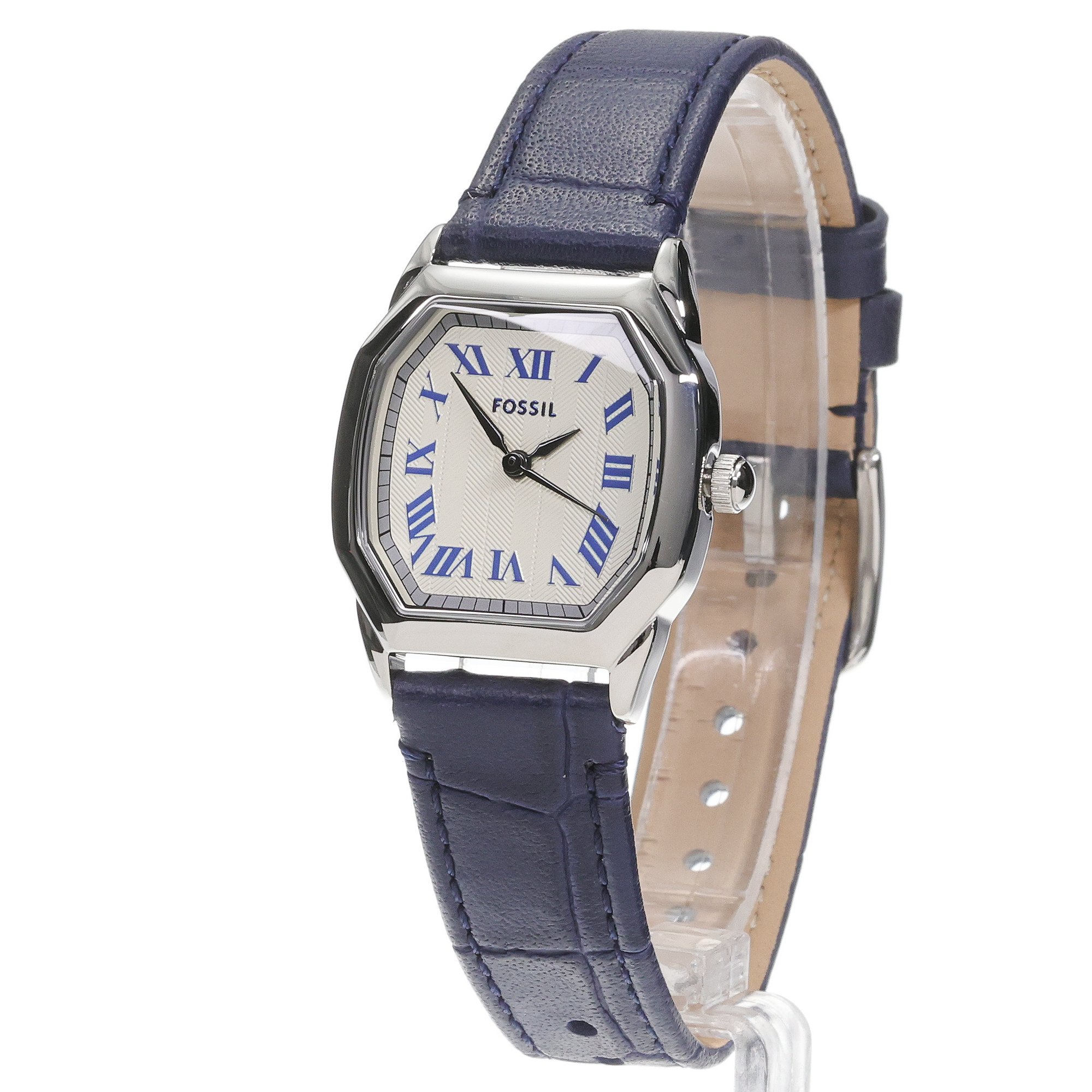 Fossil ES5425 zegarek srebrny klasyczny Damskie pasek - miniatura 2