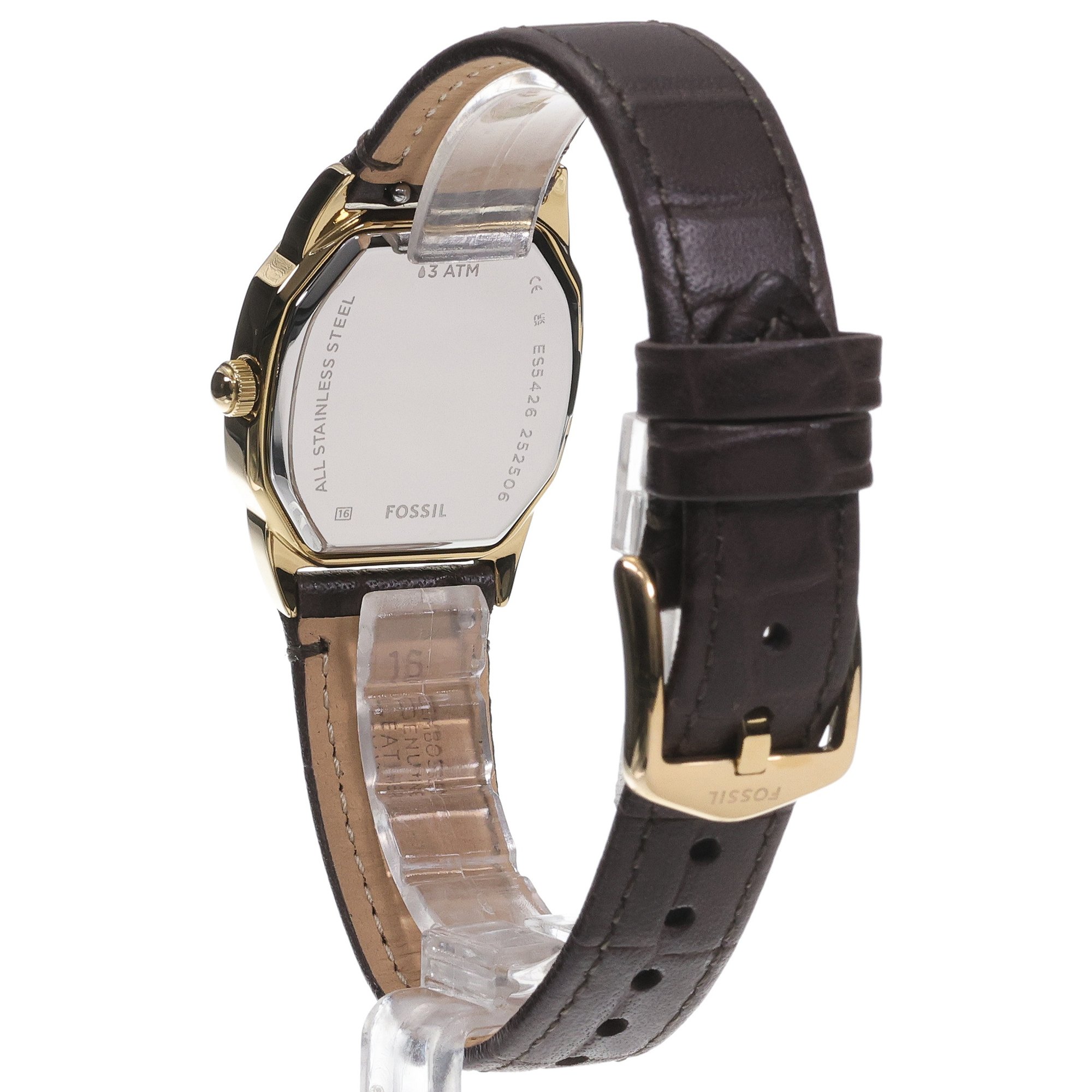 Fossil ES5426 Leather zegarek klasyczny Damskie