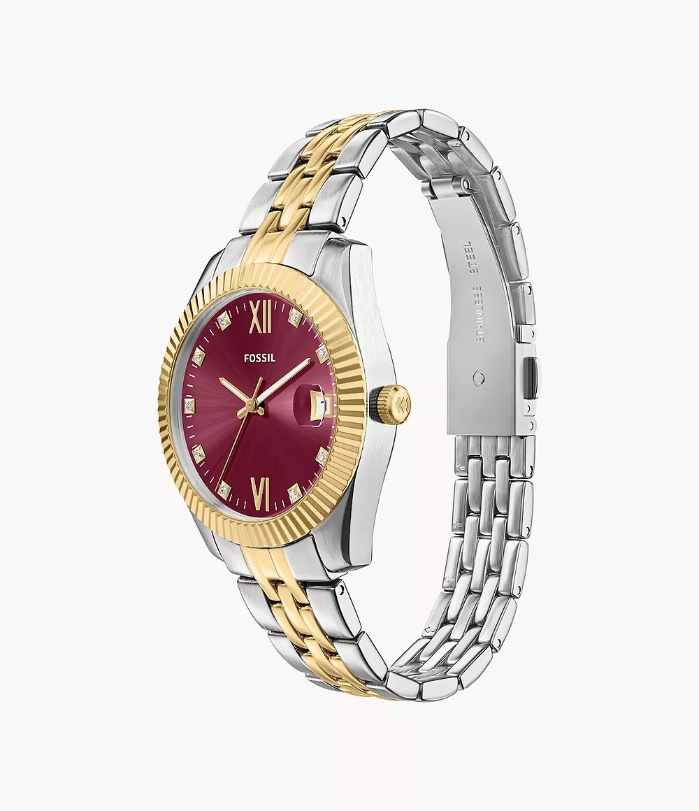Fossil ES5461 damski zegarek Scarlette bransoleta