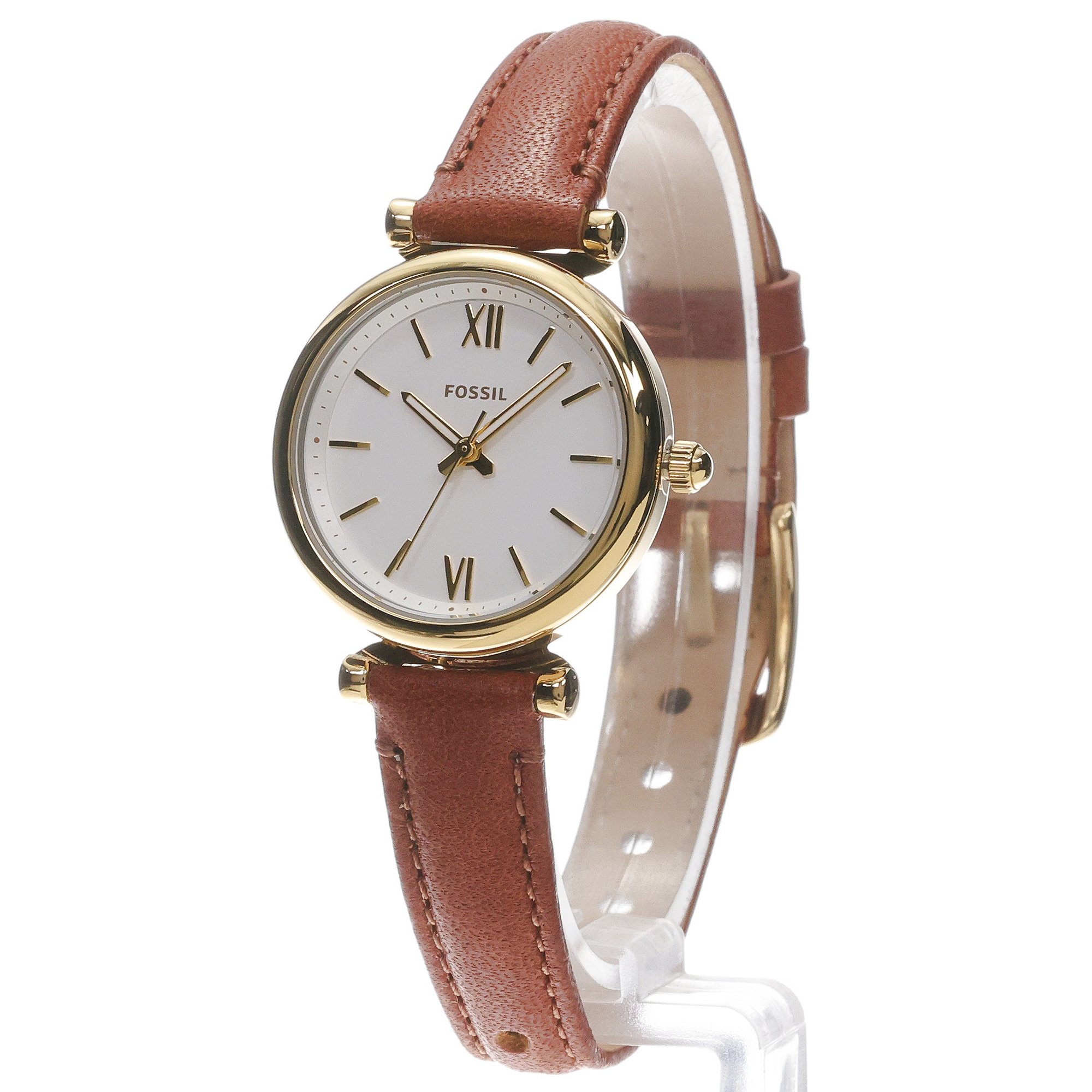 Fossil ES5464 Carlie Damskie klasyczny zegarek złoty - miniatura 2