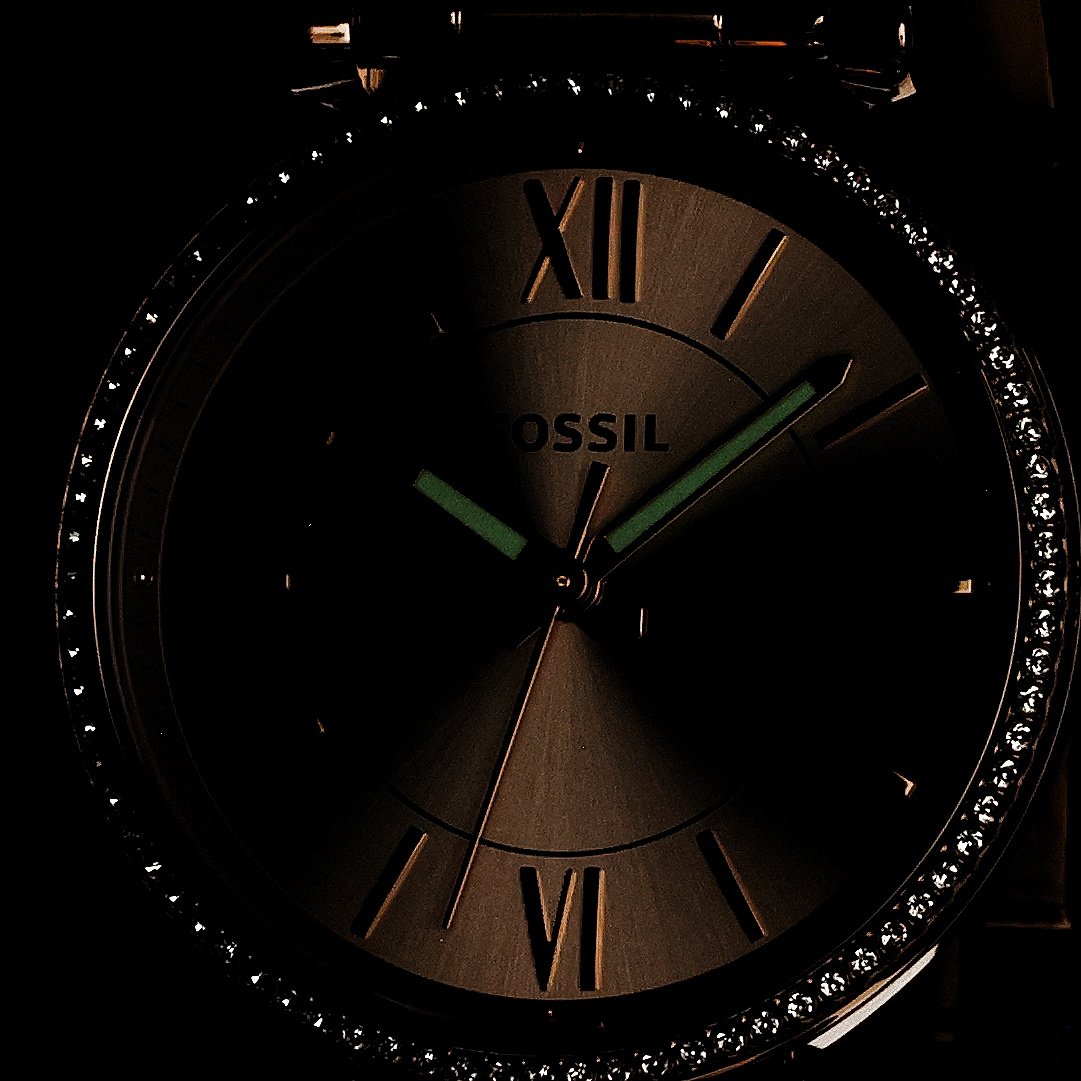 Fossil ES5465 Carlie Damskie klasyczny zegarek złoty