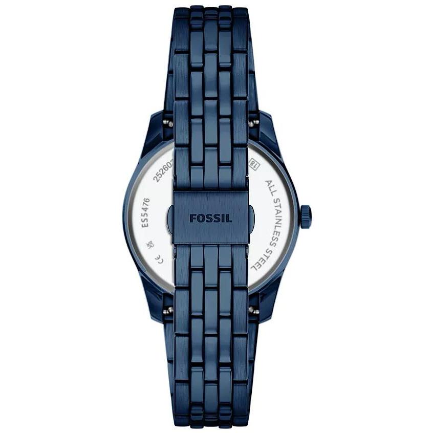 Fossil ES5476 Scarlette Damskie klasyczny zegarek niebieski