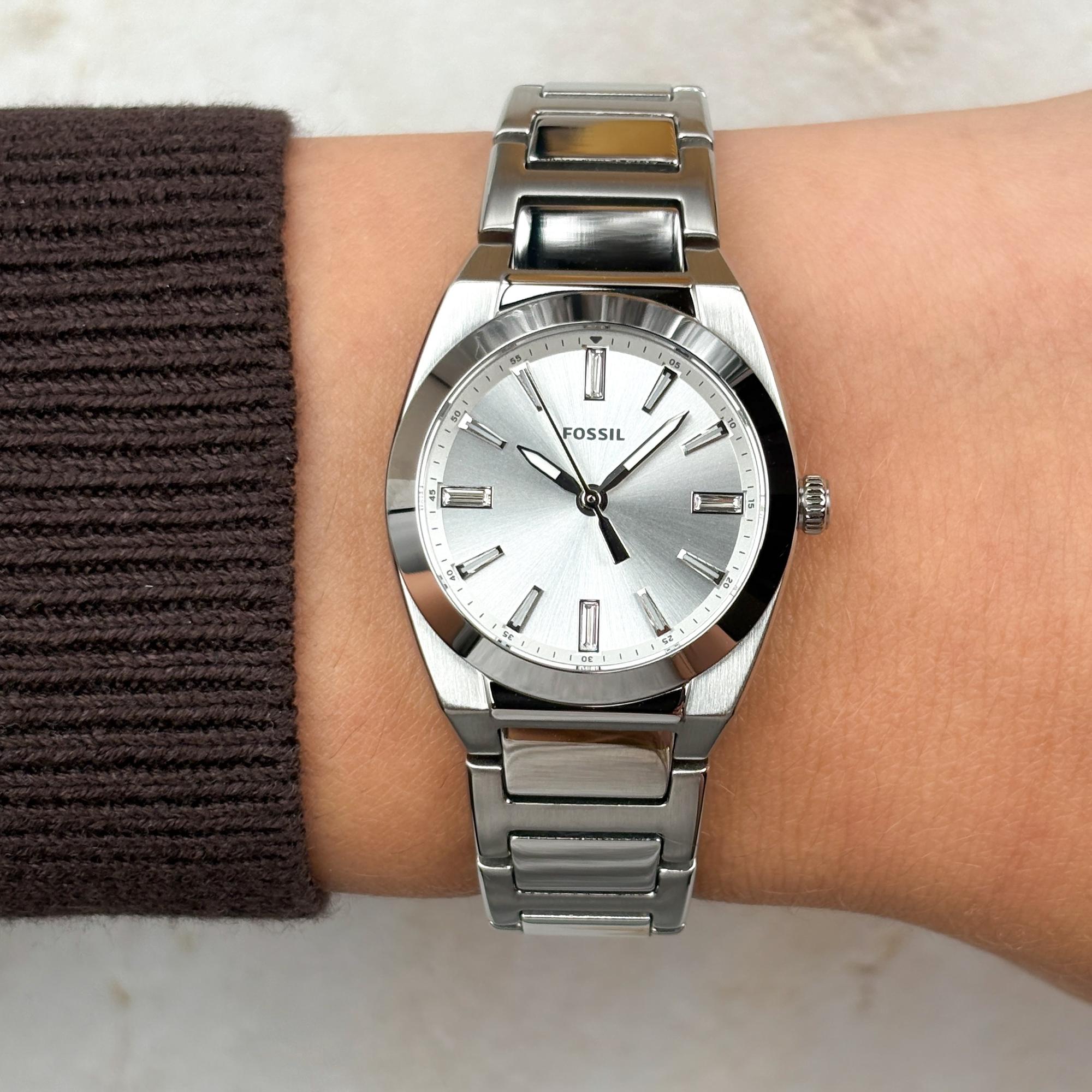 Fossil ES5490 zegarek damski Damskie srebrny - miniatura 11