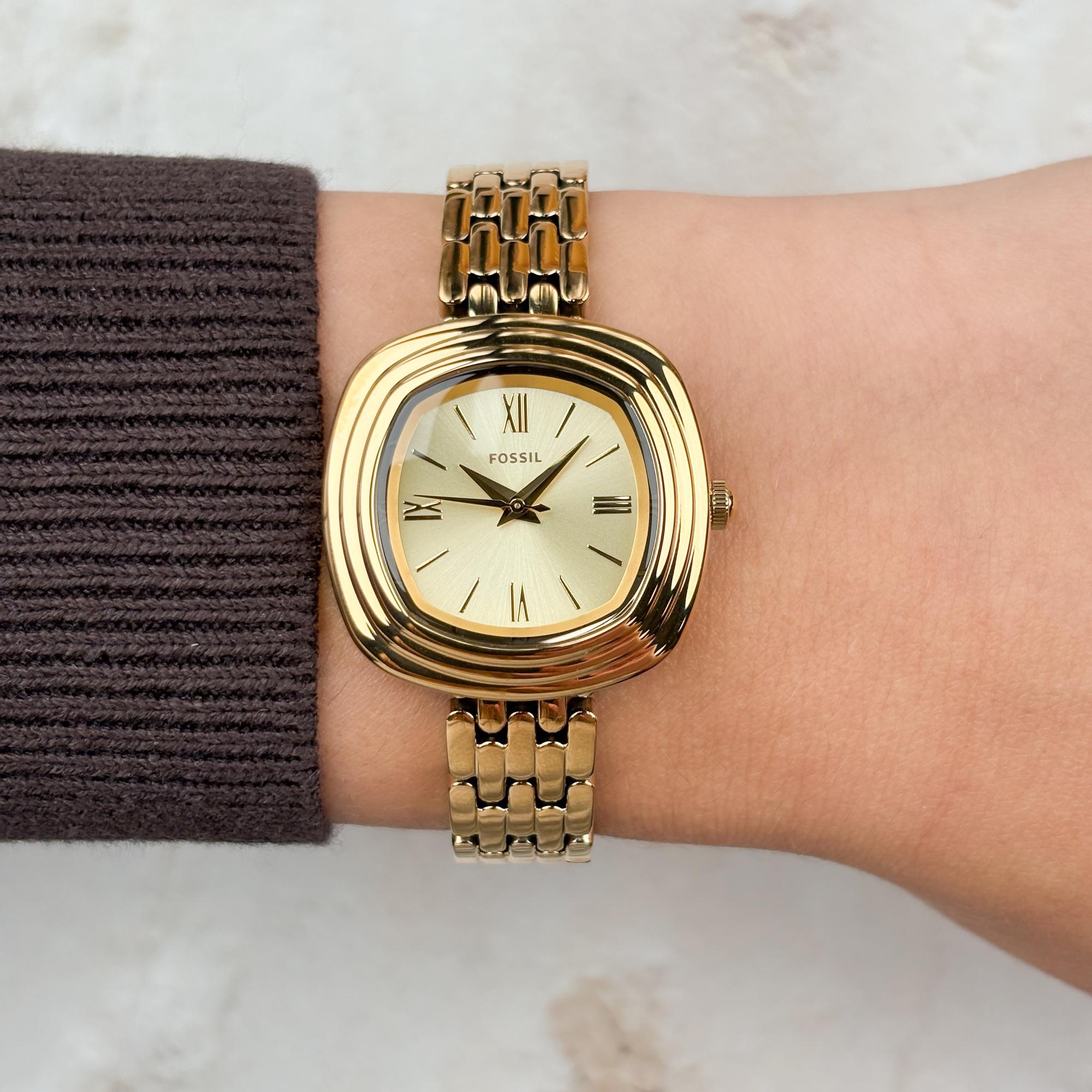 Fossil ES5506 zegarek damski Damskie złoty