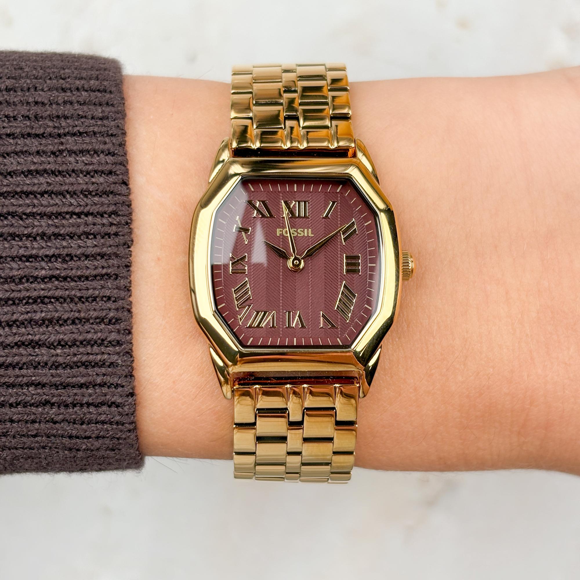 Fossil ES5511 zegarek damski Damskie złoty - miniatura 12