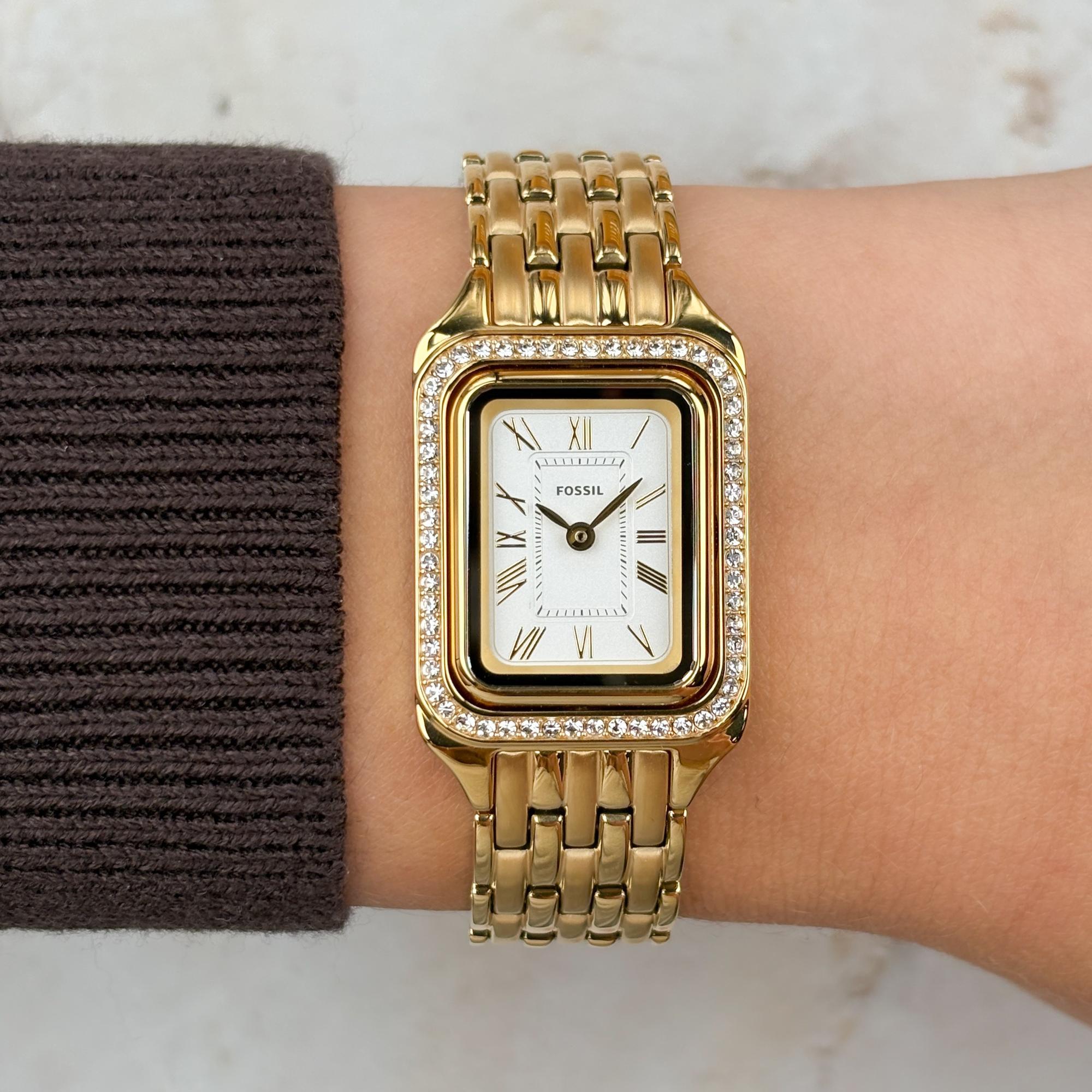 Fossil ES5513 Raquel Damskie fashion-modowy zegarek złoty