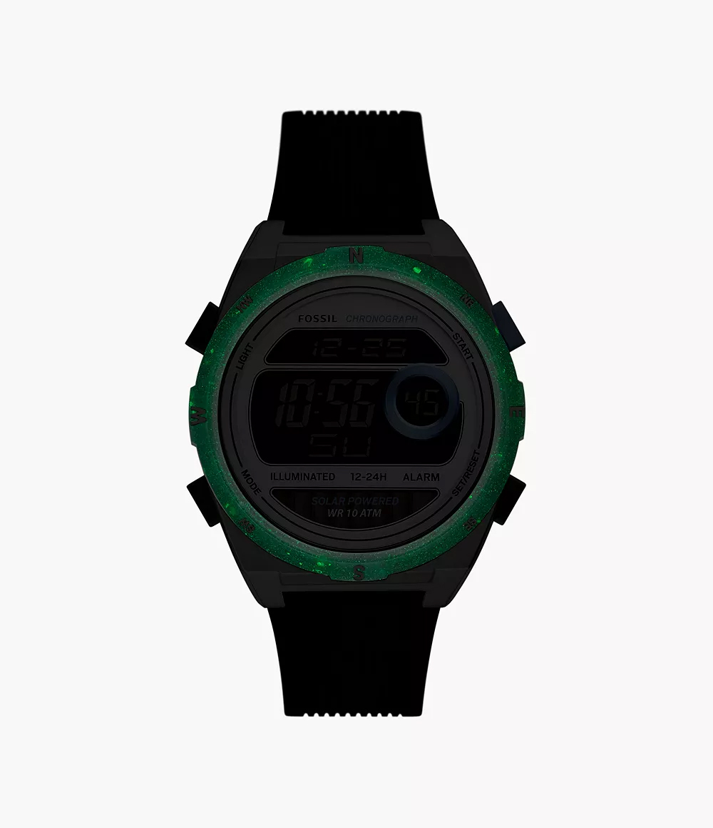 Fossil FS5912 zegarek srebrny sportowy Męskie pasek