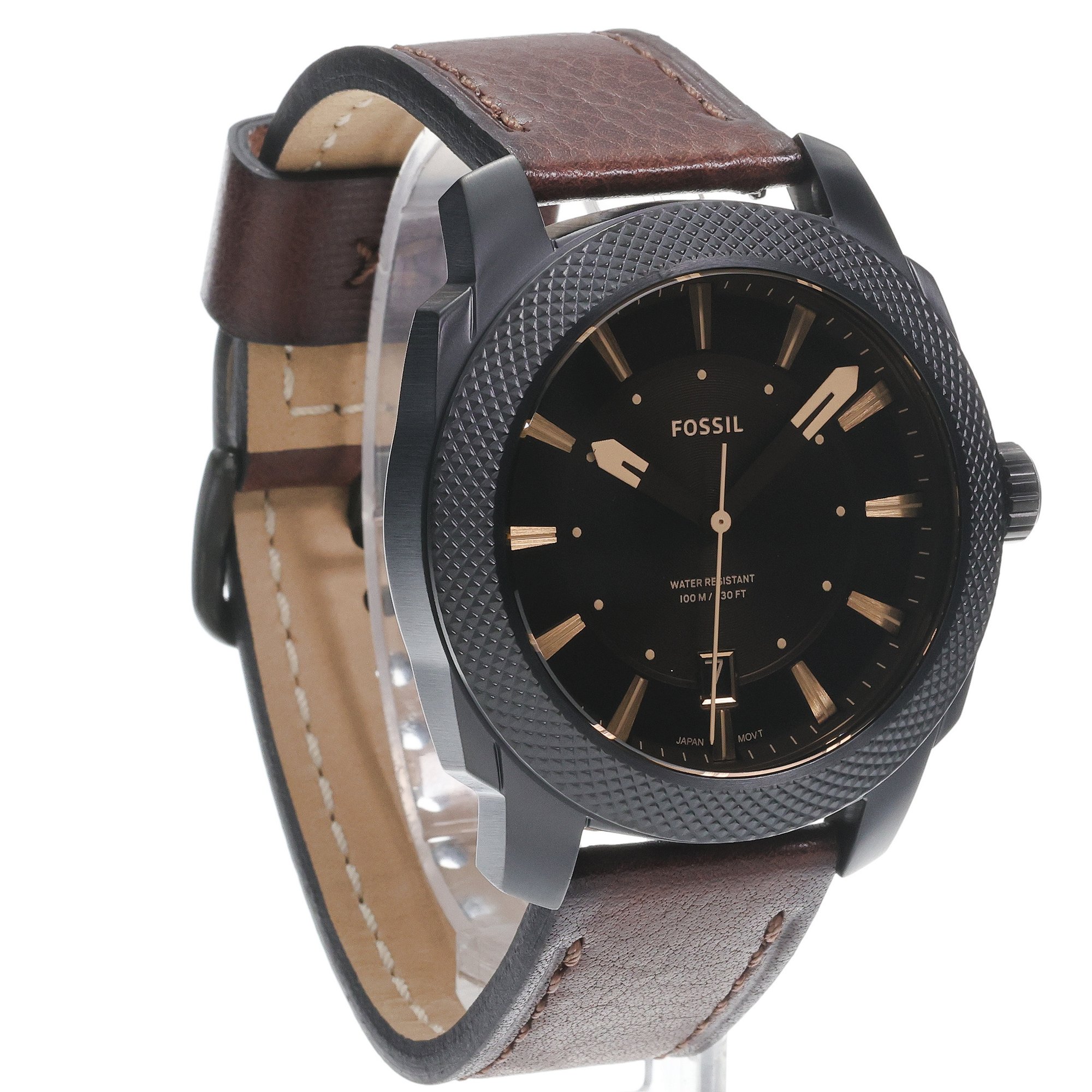 Fossil FS5972 zegarek czarny klasyczny Męskie pasek - miniatura 3