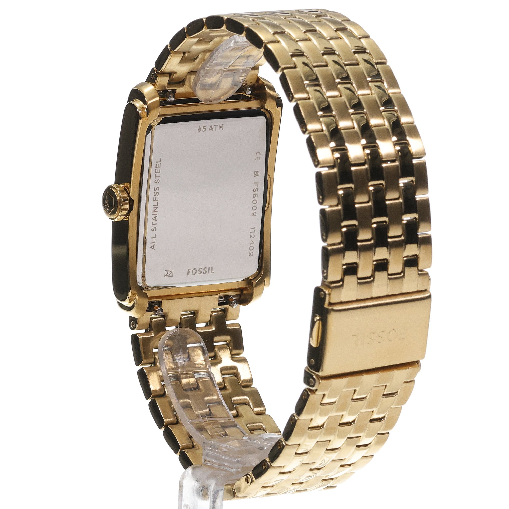 Fossil FS6009 zegarek złoty klasyczny Męskie bransoleta - miniatura 4
