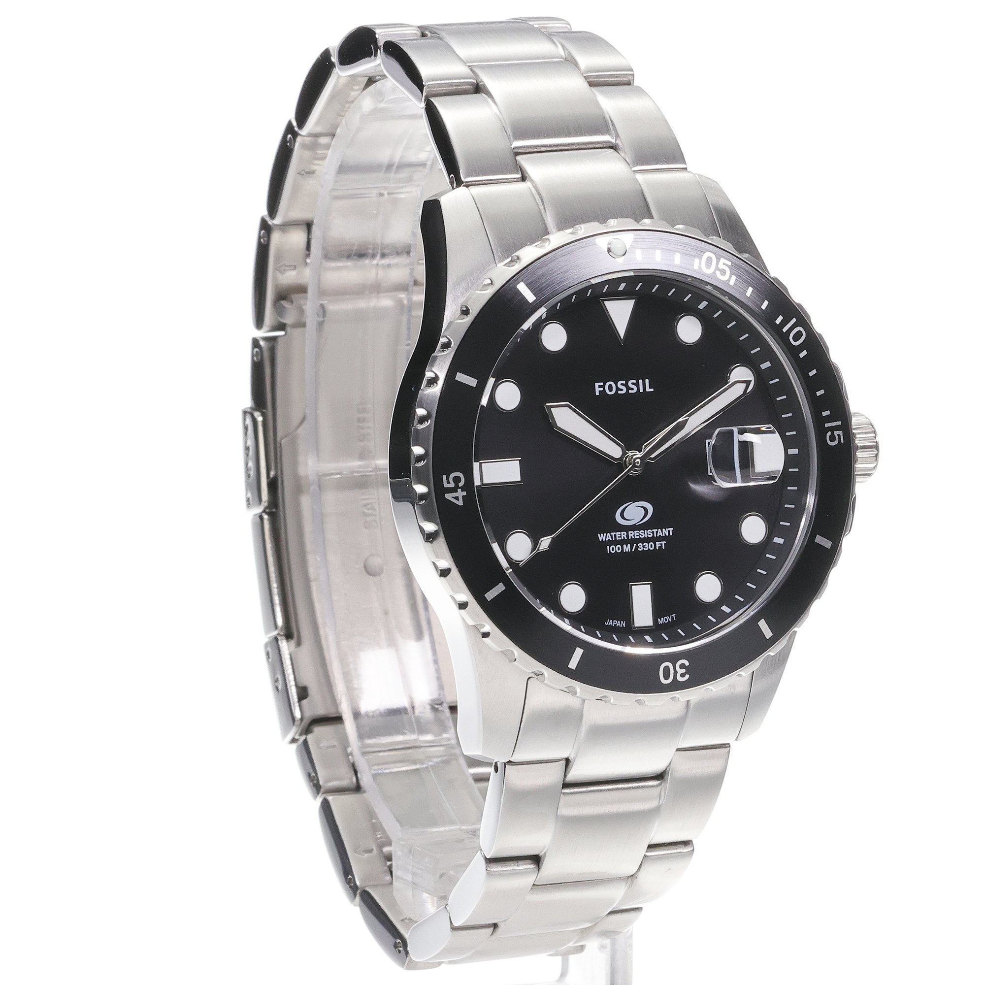 Fossil FS6032 zegarek srebrny klasyczny Męskie bransoleta