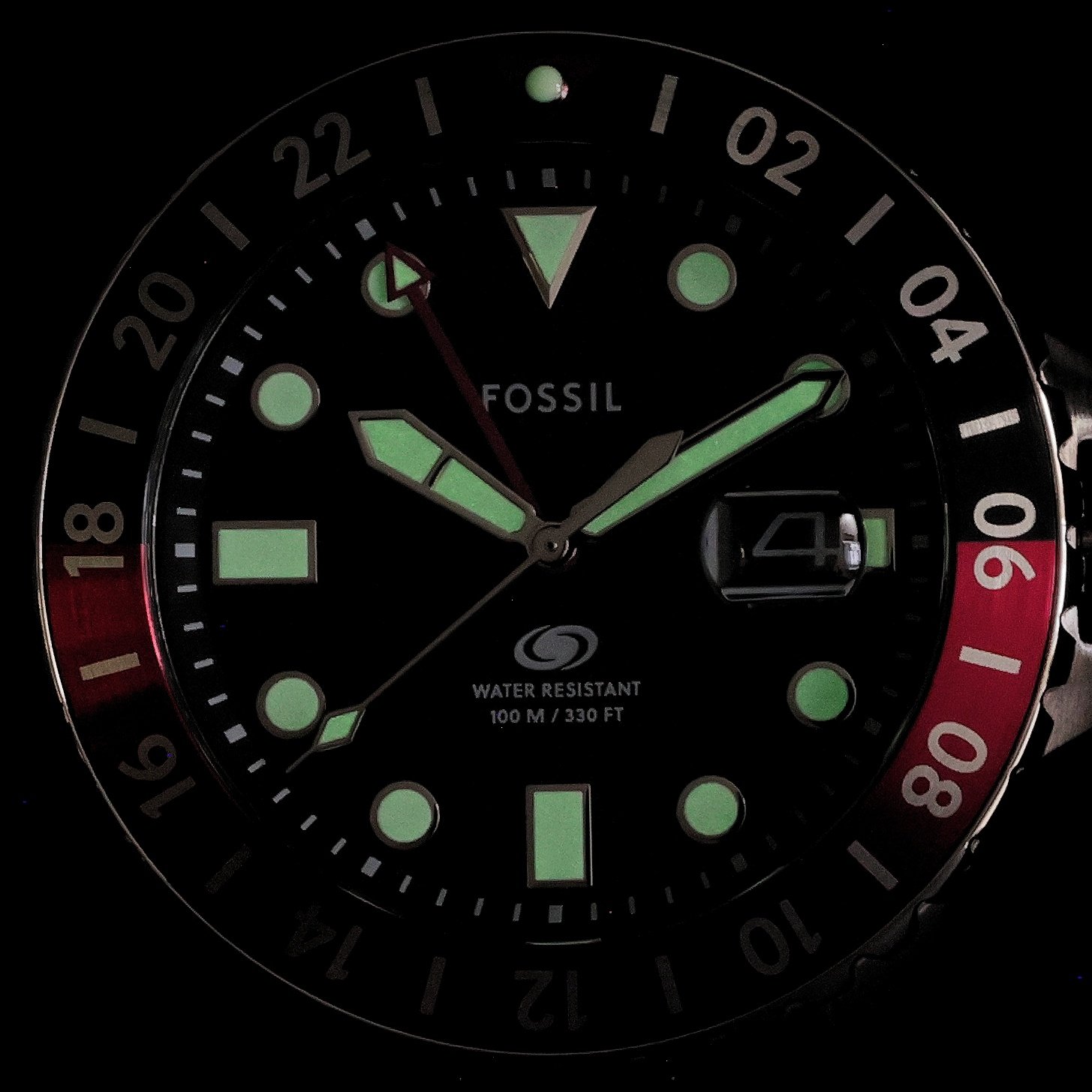 Fossil FS6092 Męskie Stainless Steel 46mm zegarek męski sportowy mineralne