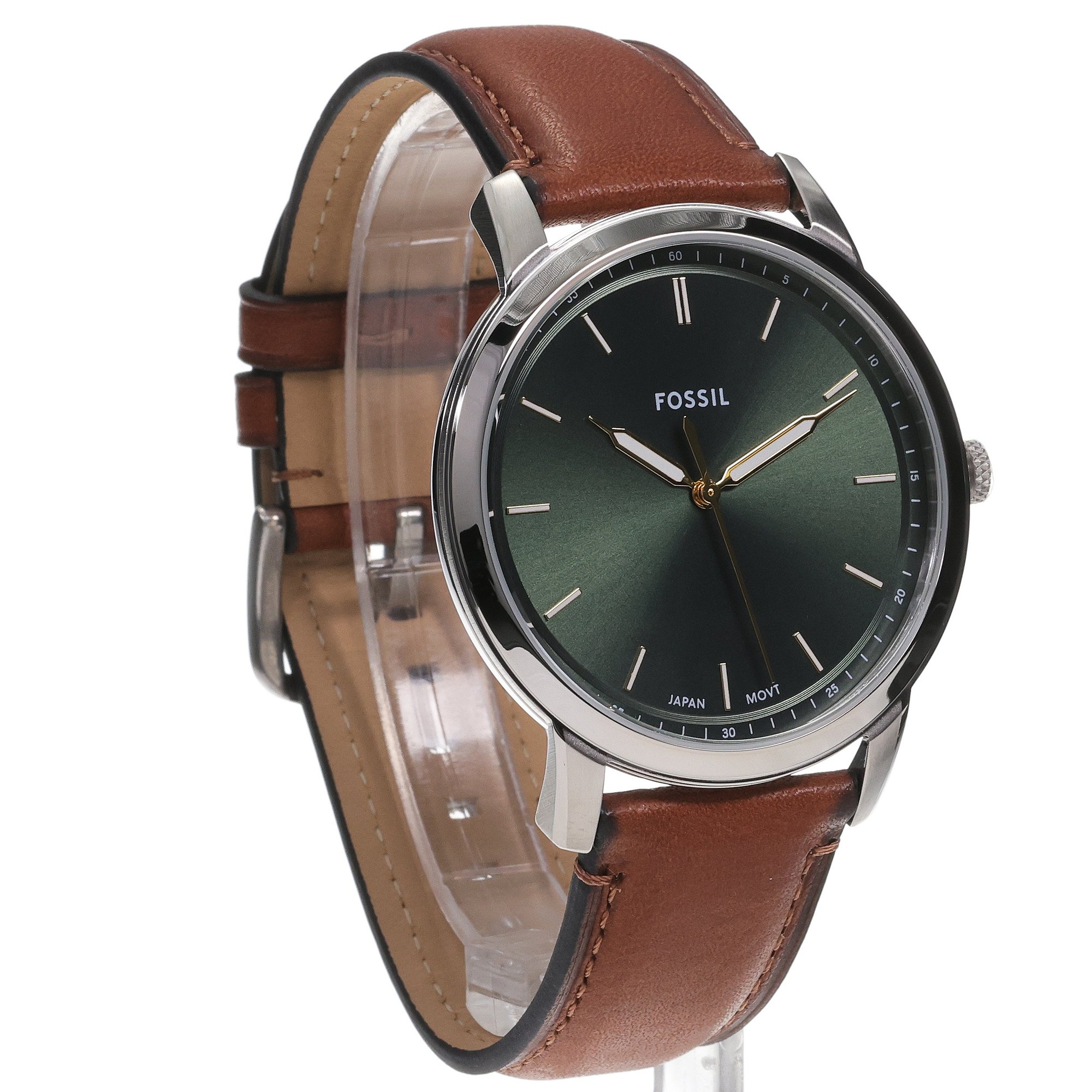 Fossil FS6094 zegarek srebrny klasyczny Męskie pasek