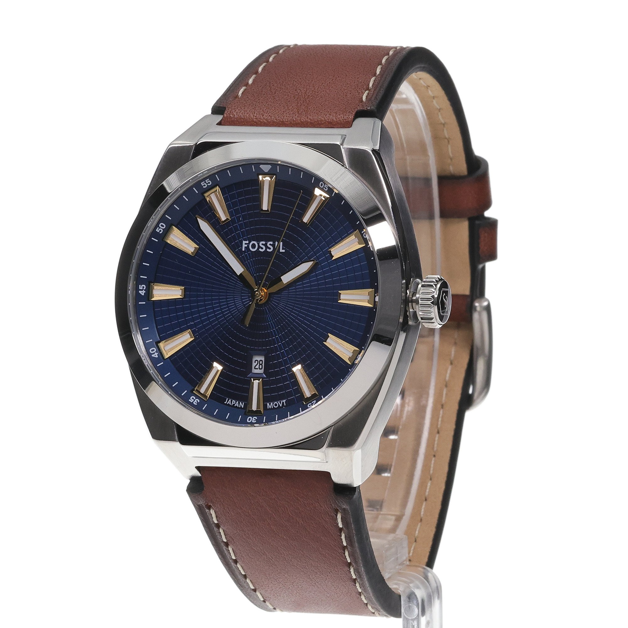 Fossil FS6115 Everett Everett klasyczny zegarek srebrny - miniatura 2