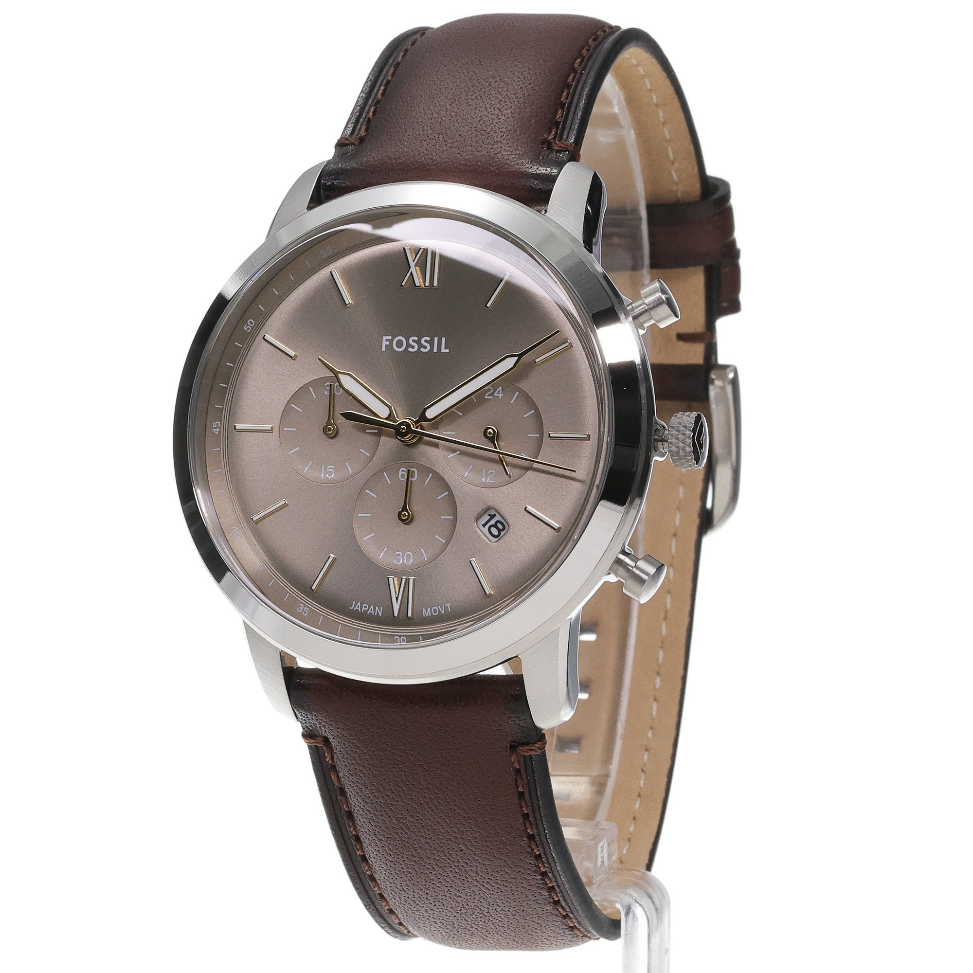 Fossil FS6129 Neutra Everett sportowy zegarek srebrny - miniatura 2